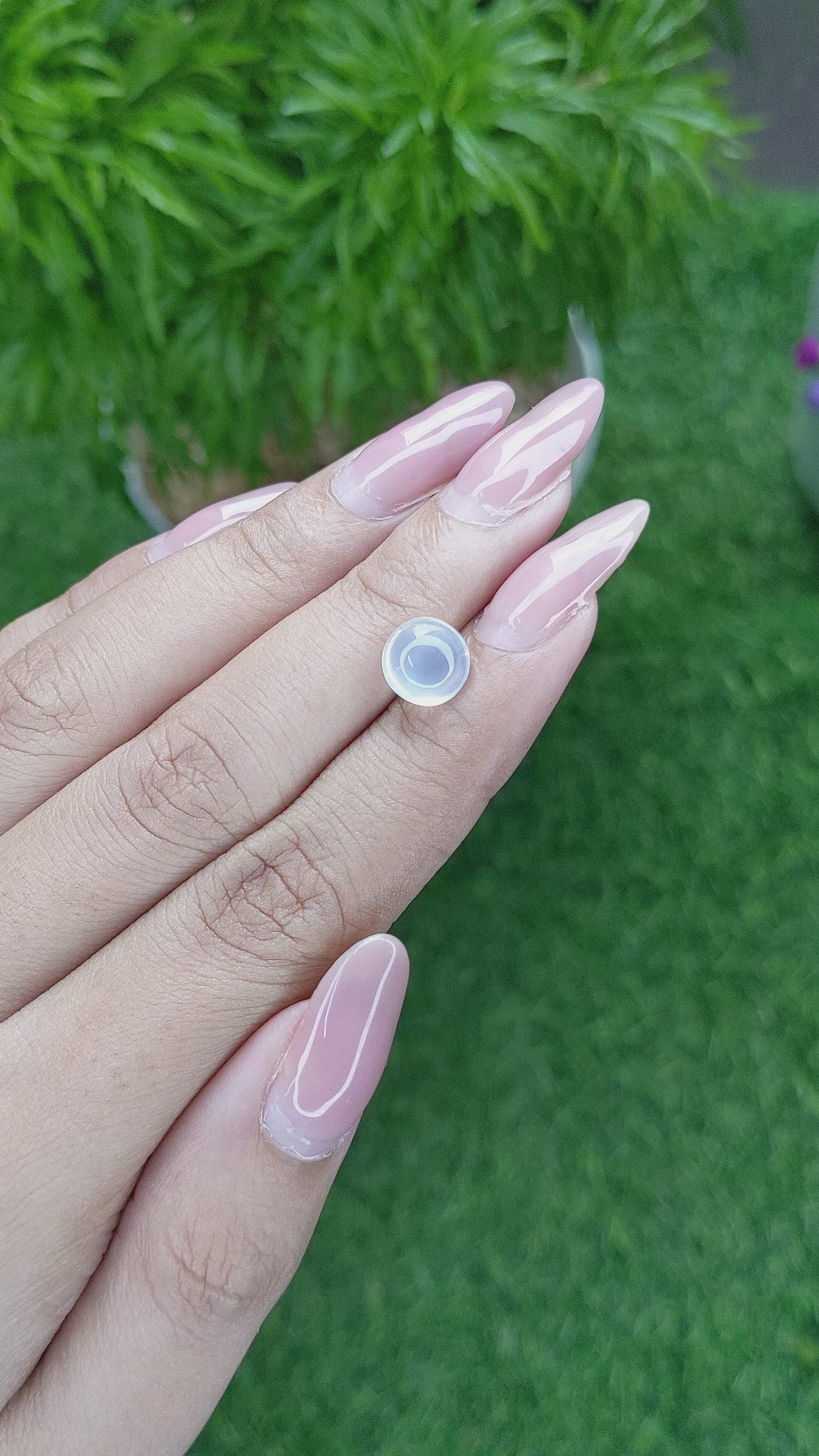 2.15 Ct. Cabochon Moonstone from Madagascar Size Video