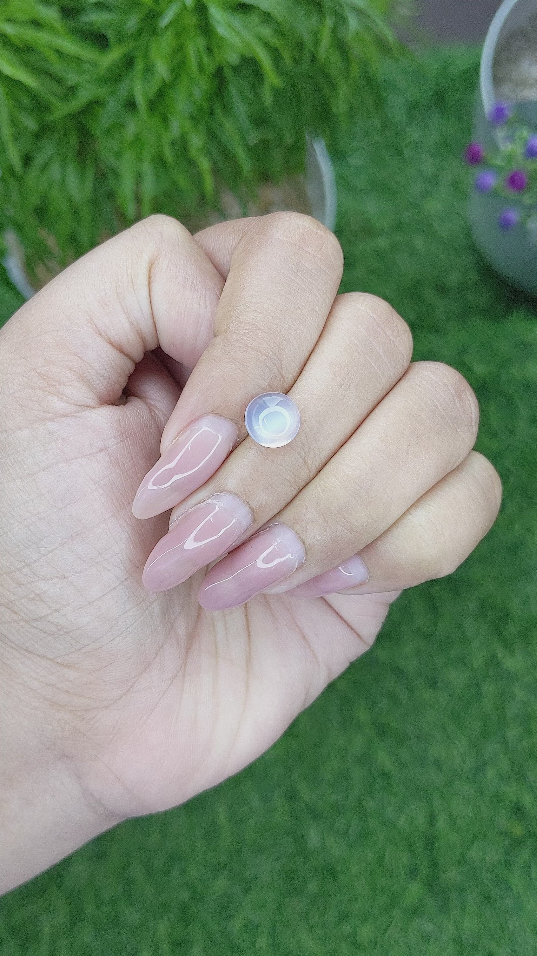 1.78 Ct. Cabochon Moonstone from Madagascar Size Video