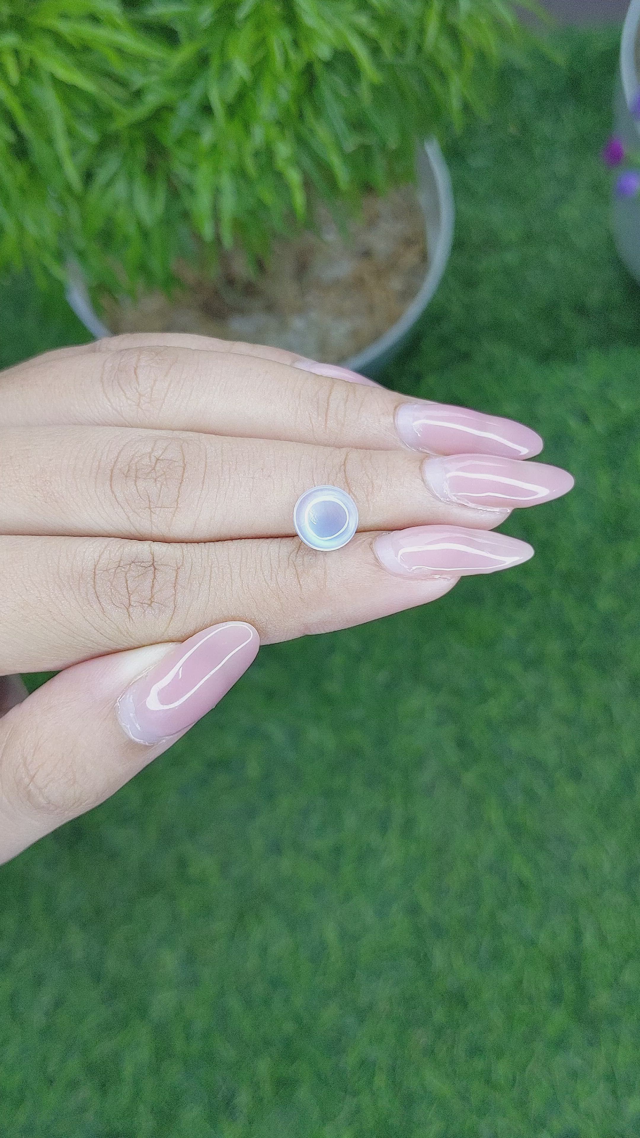 1.87 Ct. Cabochon Moonstone from Madagascar Size Video