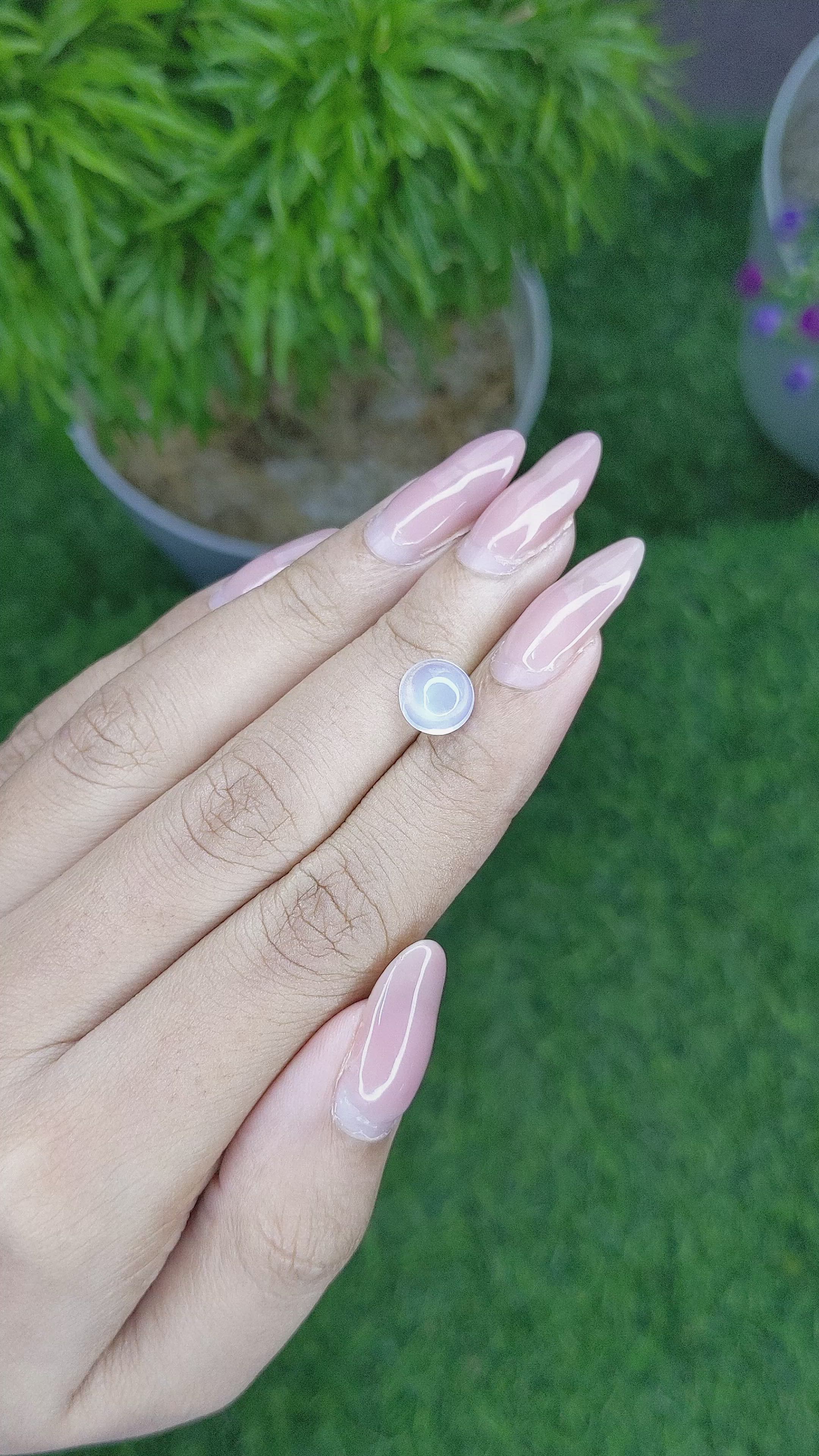 1.96 Ct. Cabochon Moonstone from Madagascar Size Video