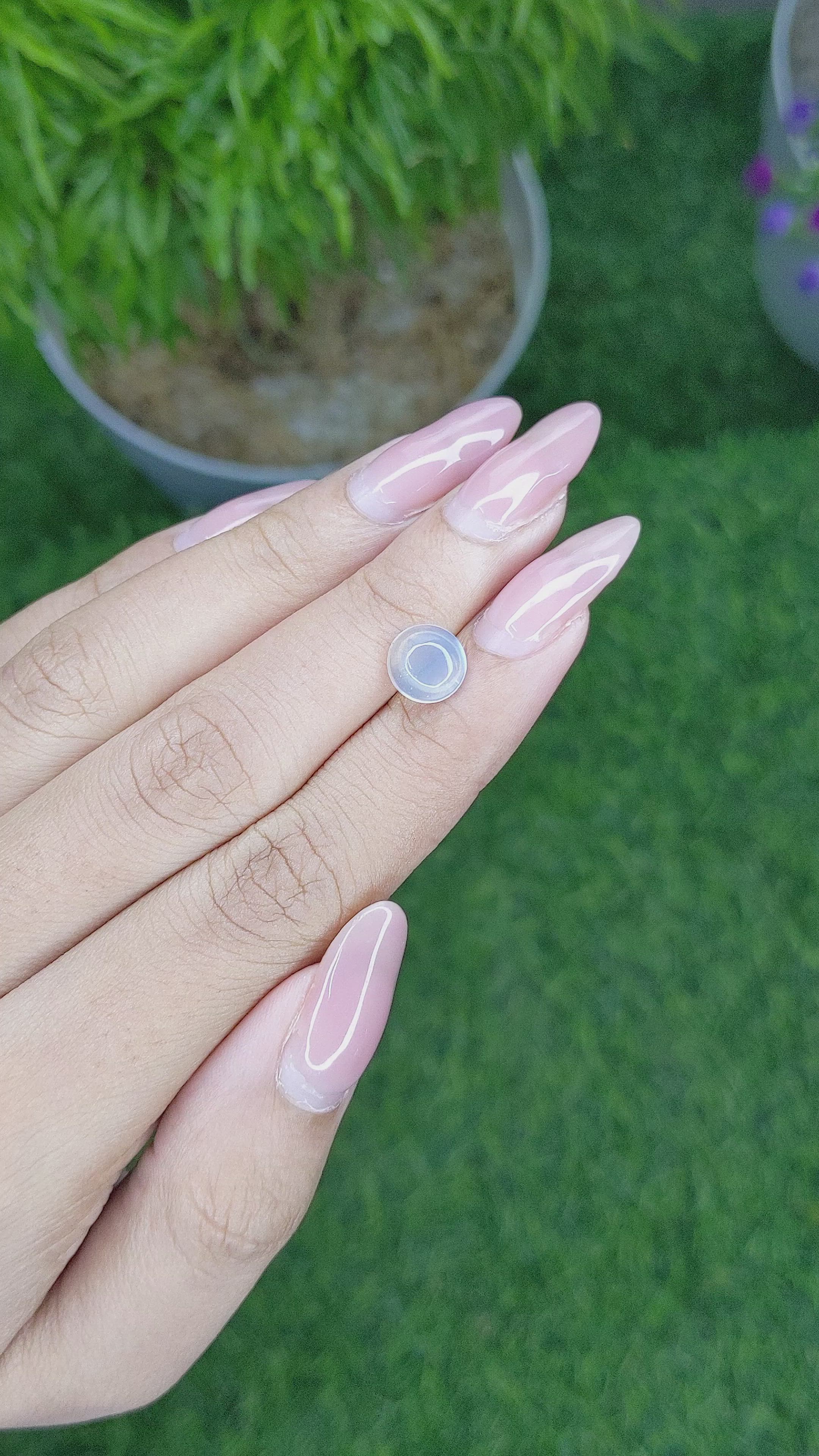 1.57 Ct. Cabochon Moonstone from Madagascar Size Video