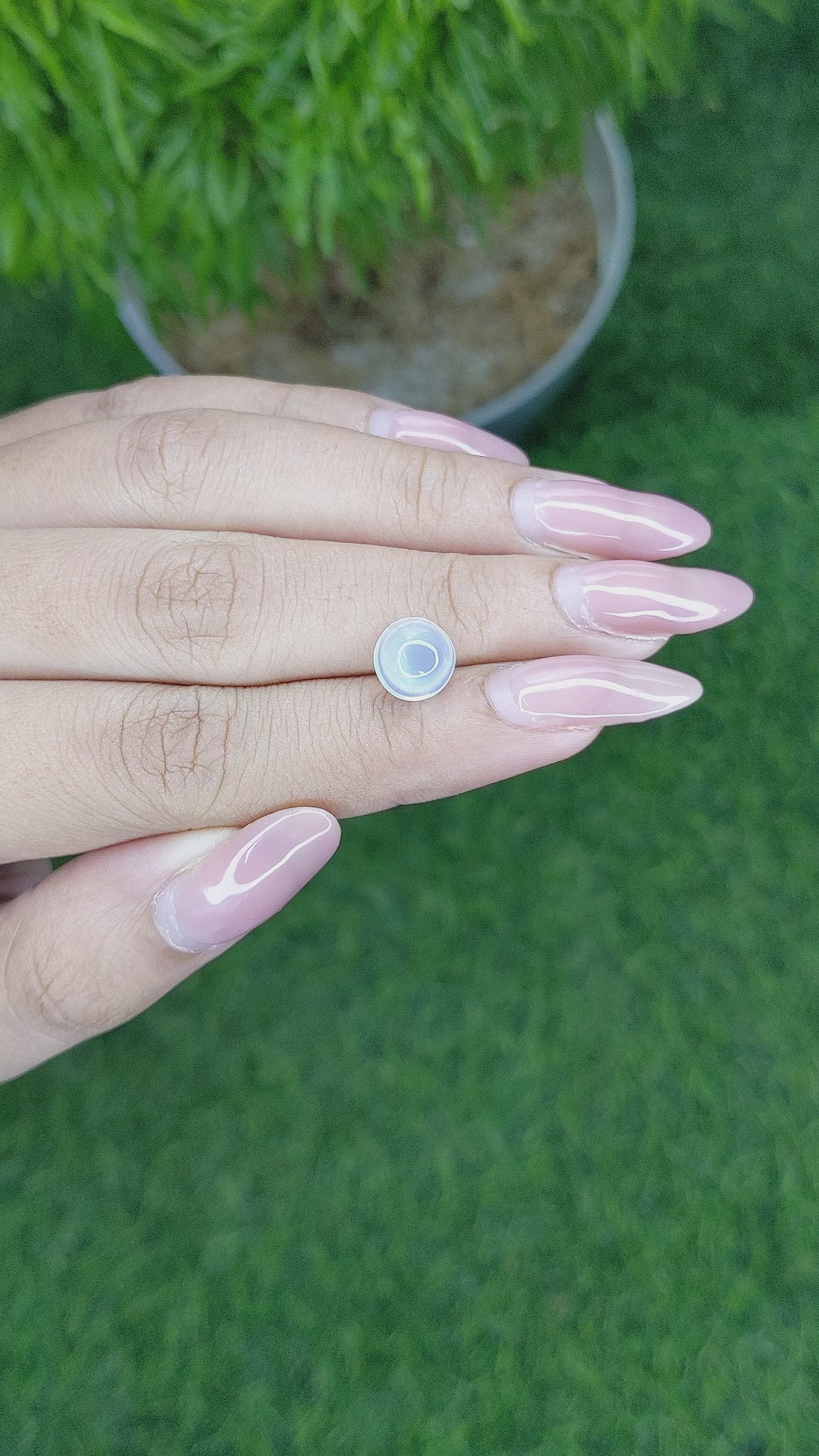 2.01 Ct. Cabochon Moonstone from Madagascar Size Video