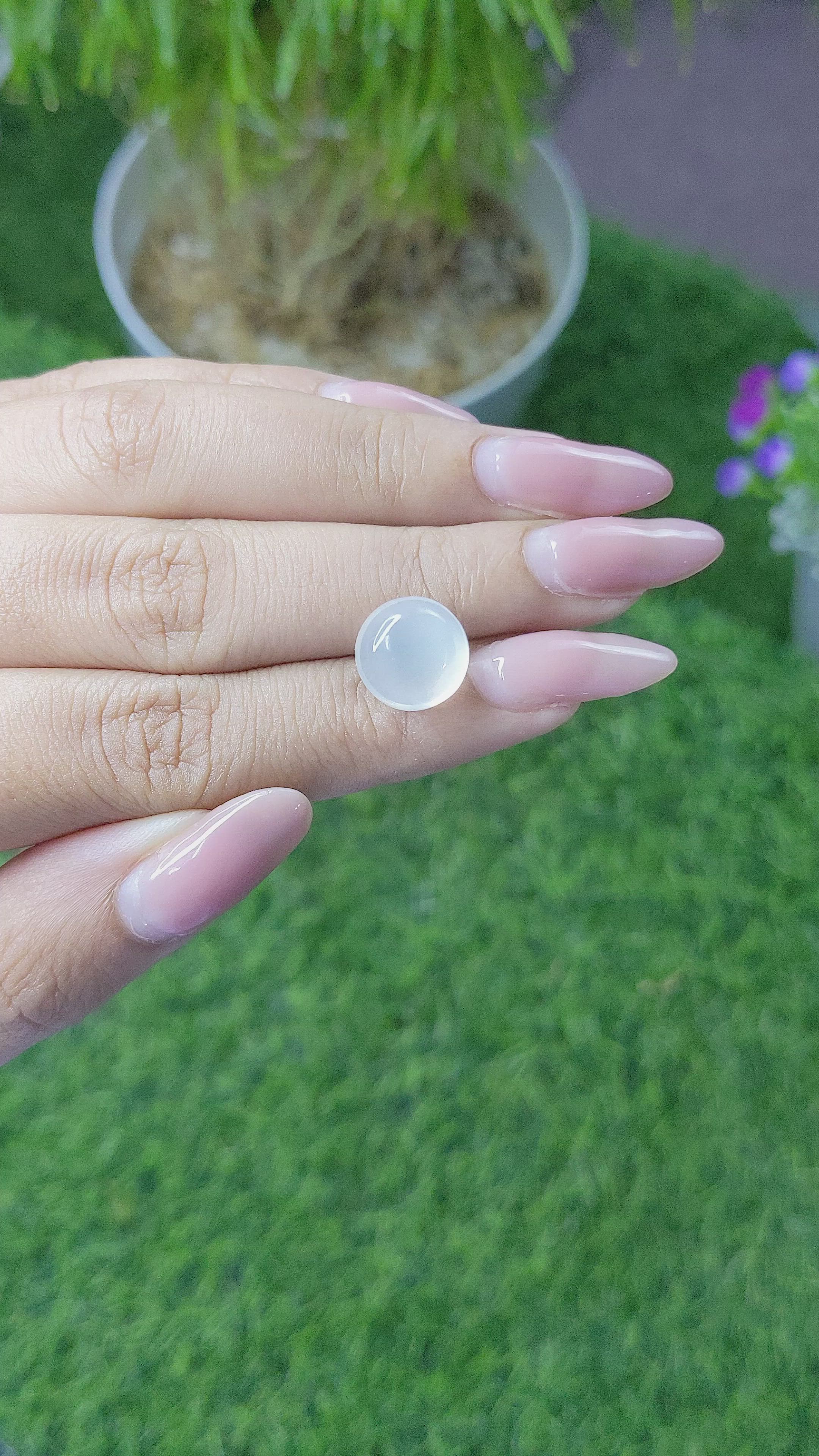 5.48 Ct. Cabochon Moonstone from Madagascar Size Video