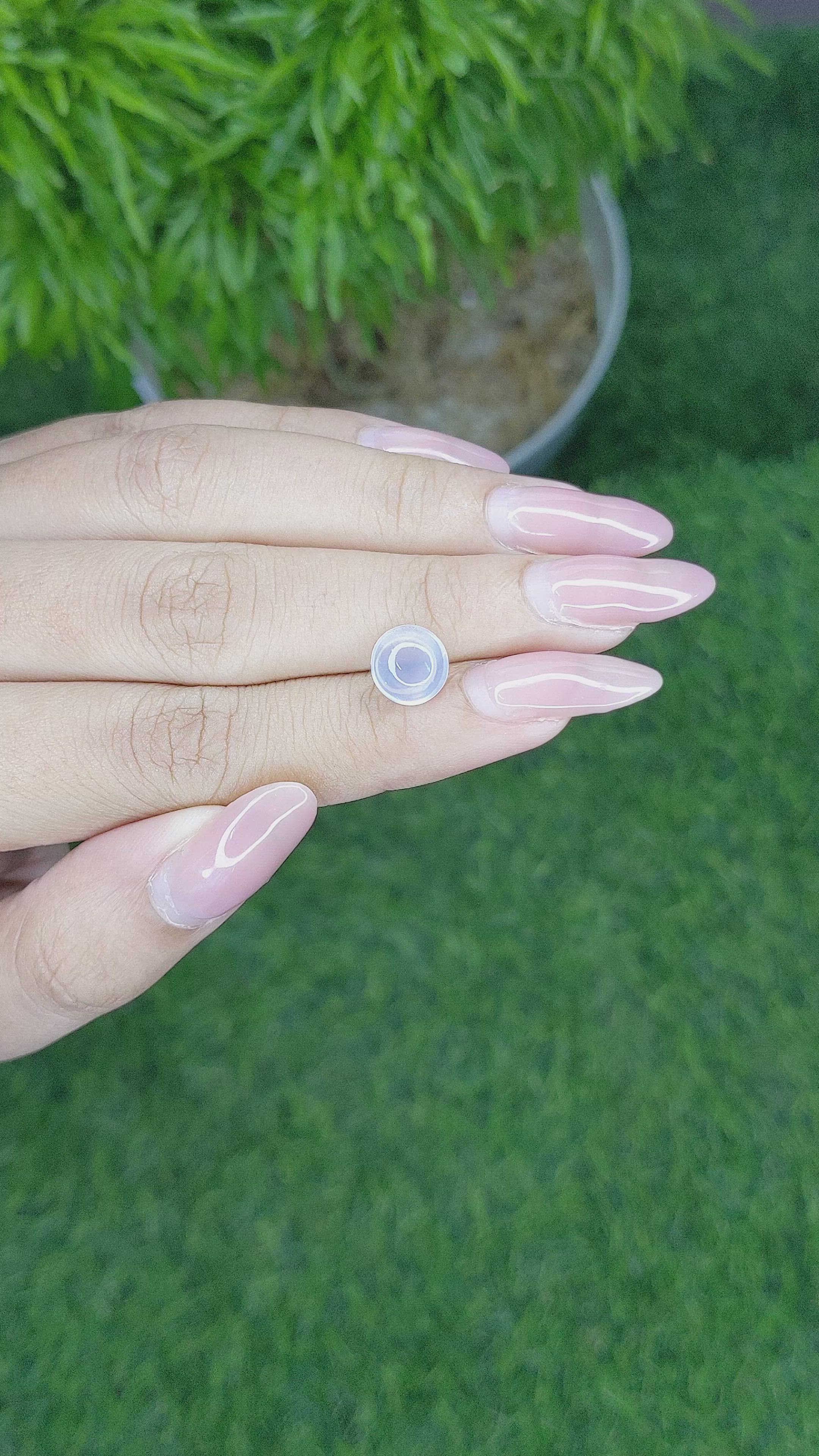 2.22 Ct. Cabochon Moonstone from Madagascar Size Video