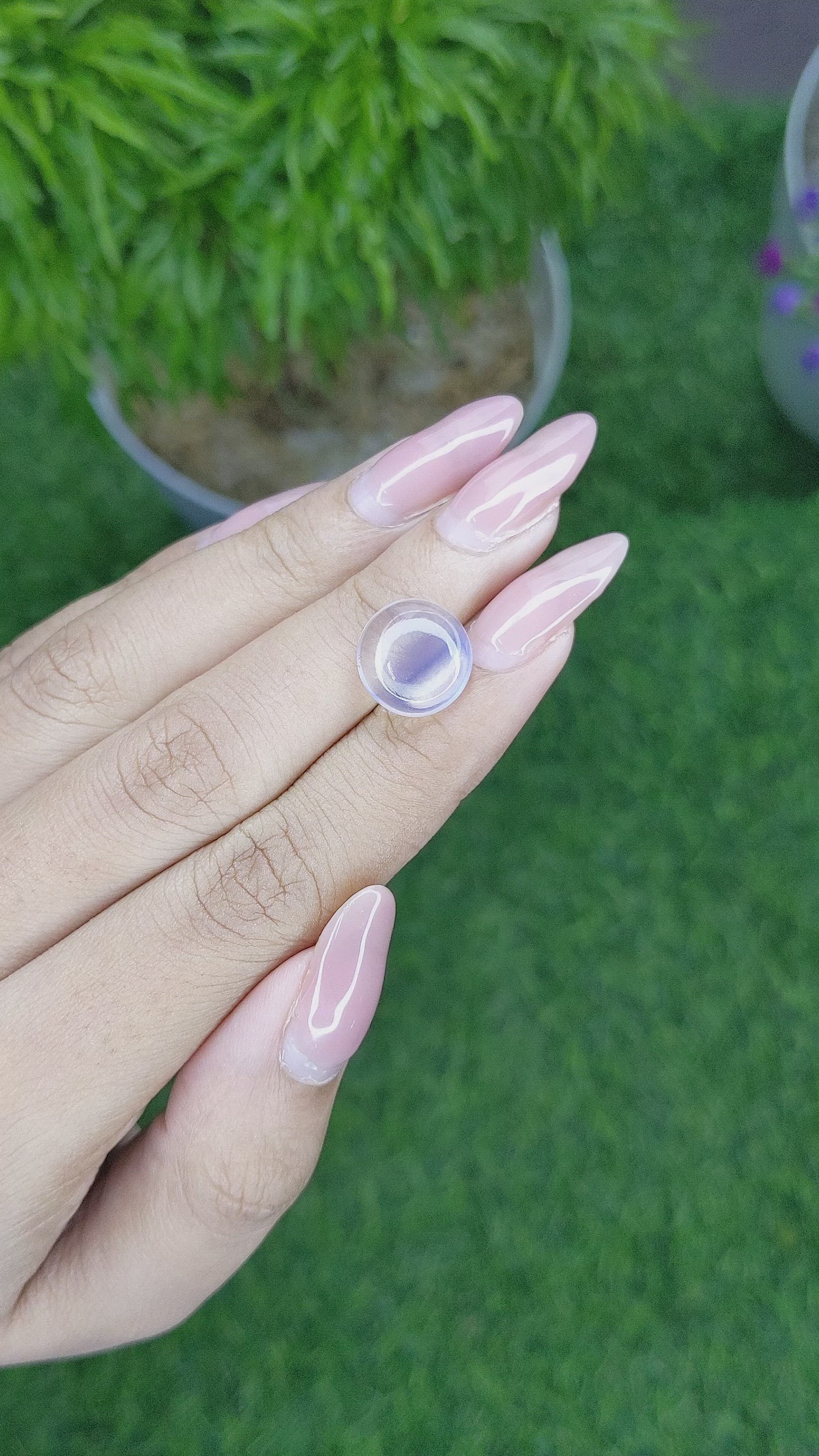 4.60 Ct. Cabochon Moonstone from Madagascar Size Video