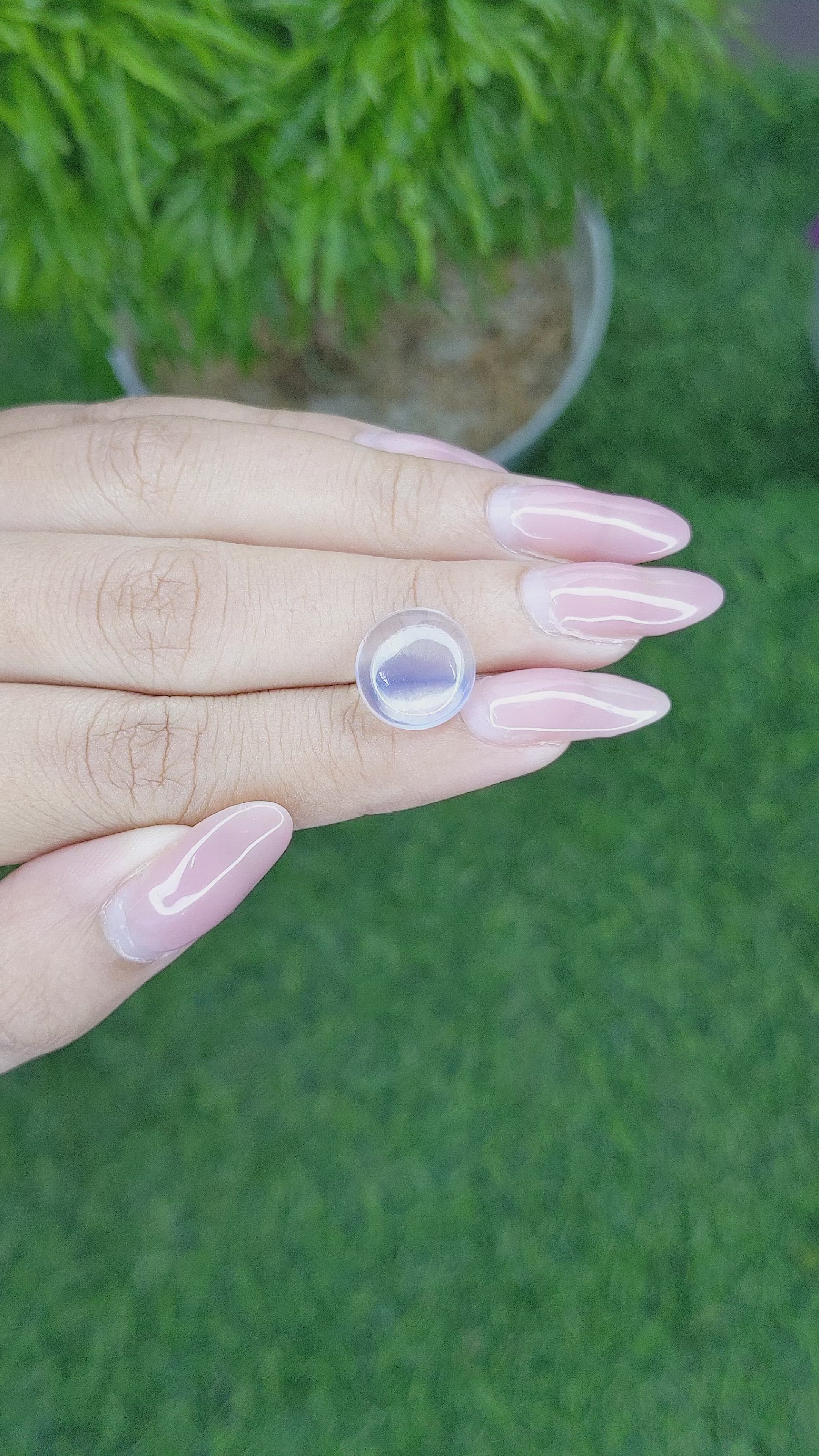 4.60 Ct. Cabochon Moonstone from Madagascar Size Video