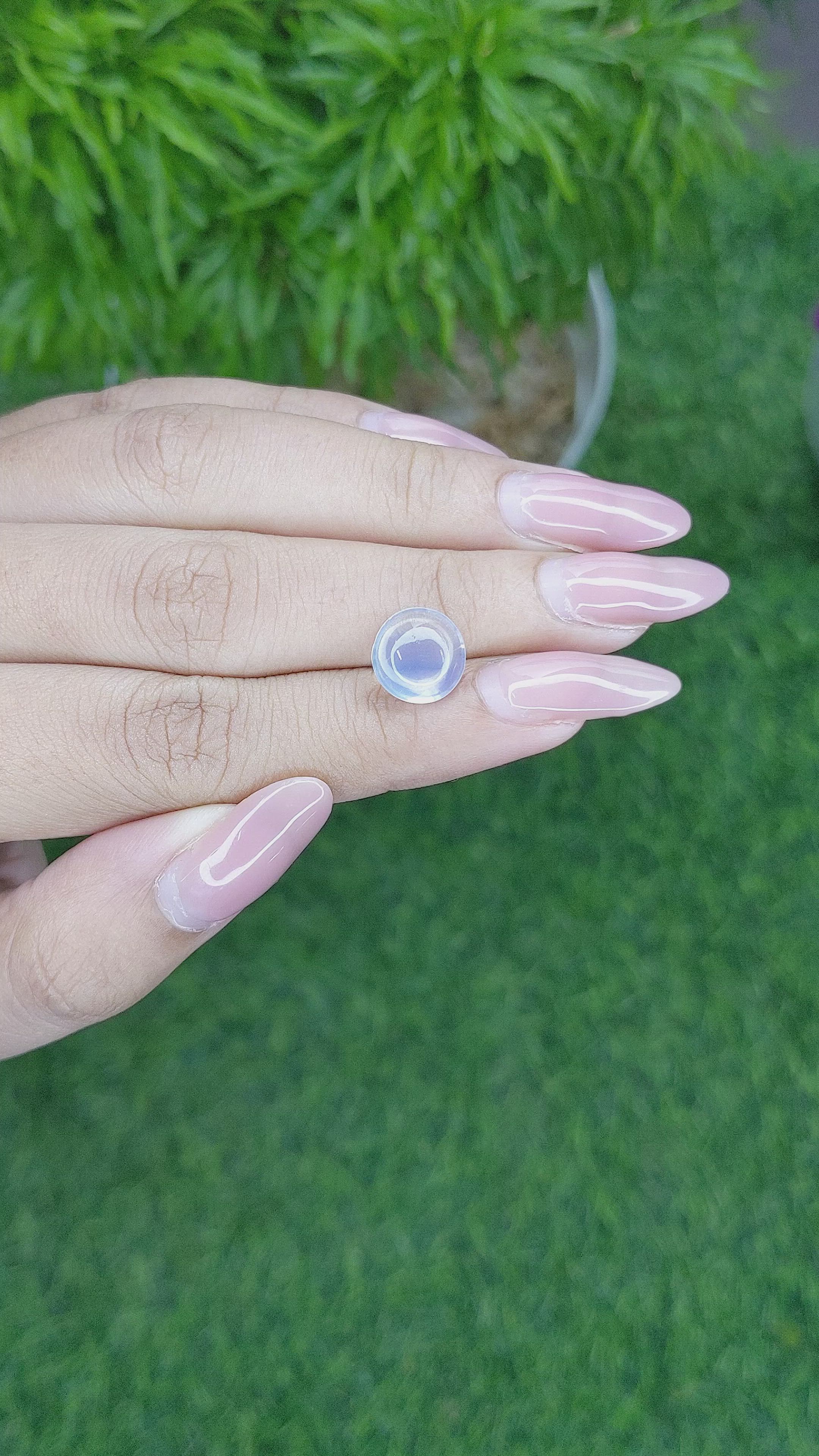 3.48 Ct. Cabochon Moonstone from Madagascar Size Video