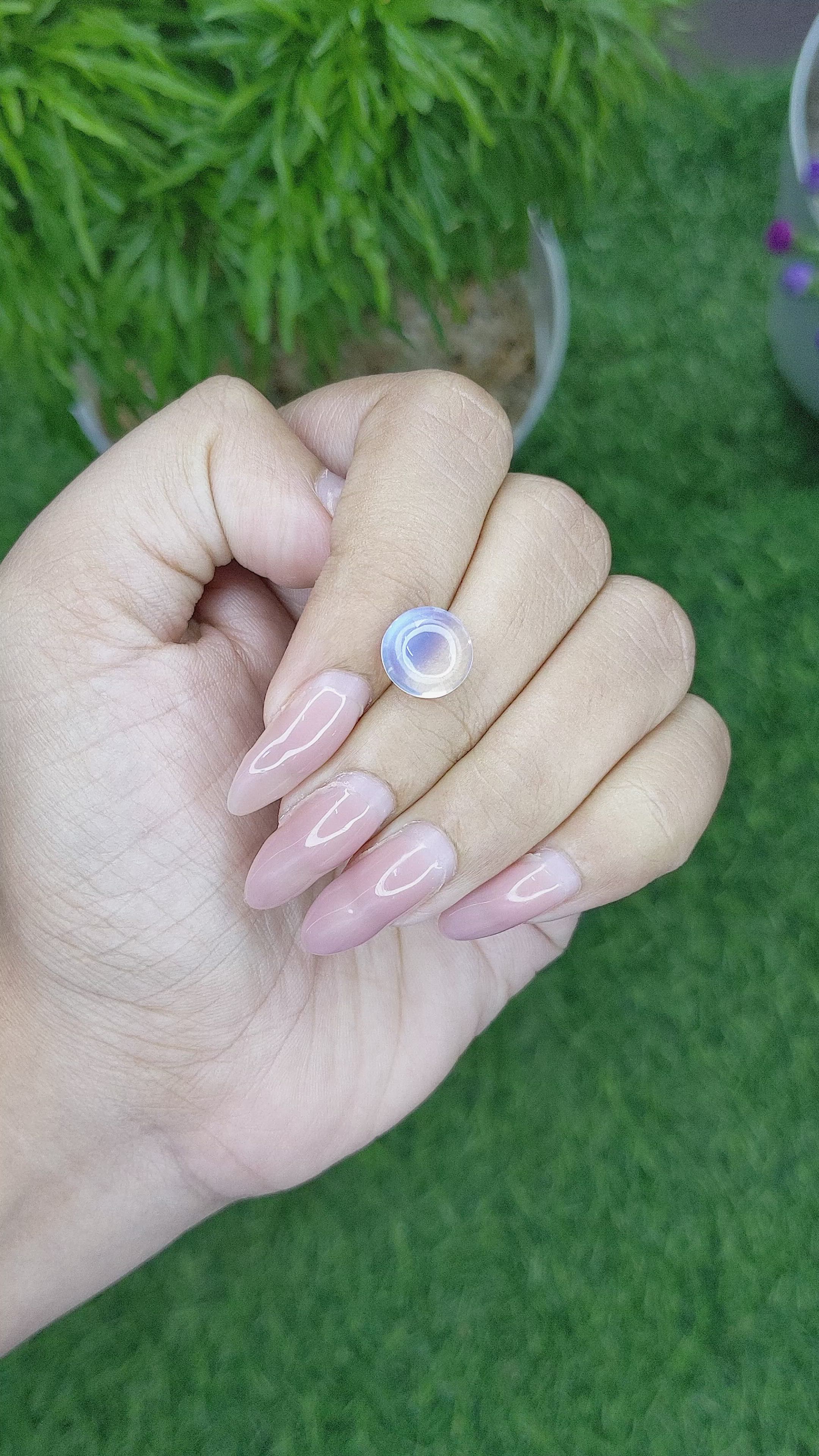 3.48 Ct. Cabochon Moonstone from Madagascar Size Video