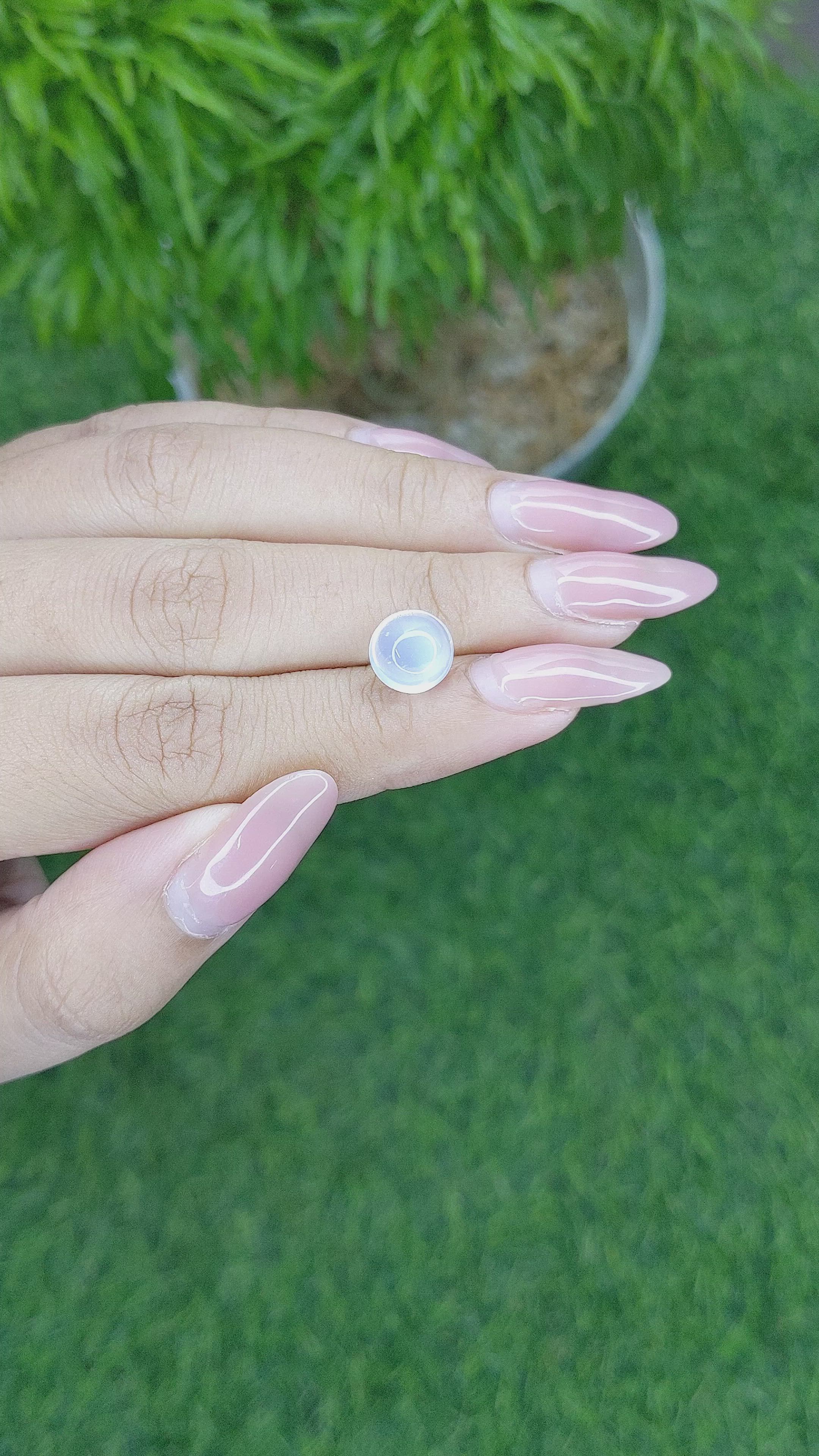 2.94 Ct. Cabochon Moonstone from Madagascar Size Video