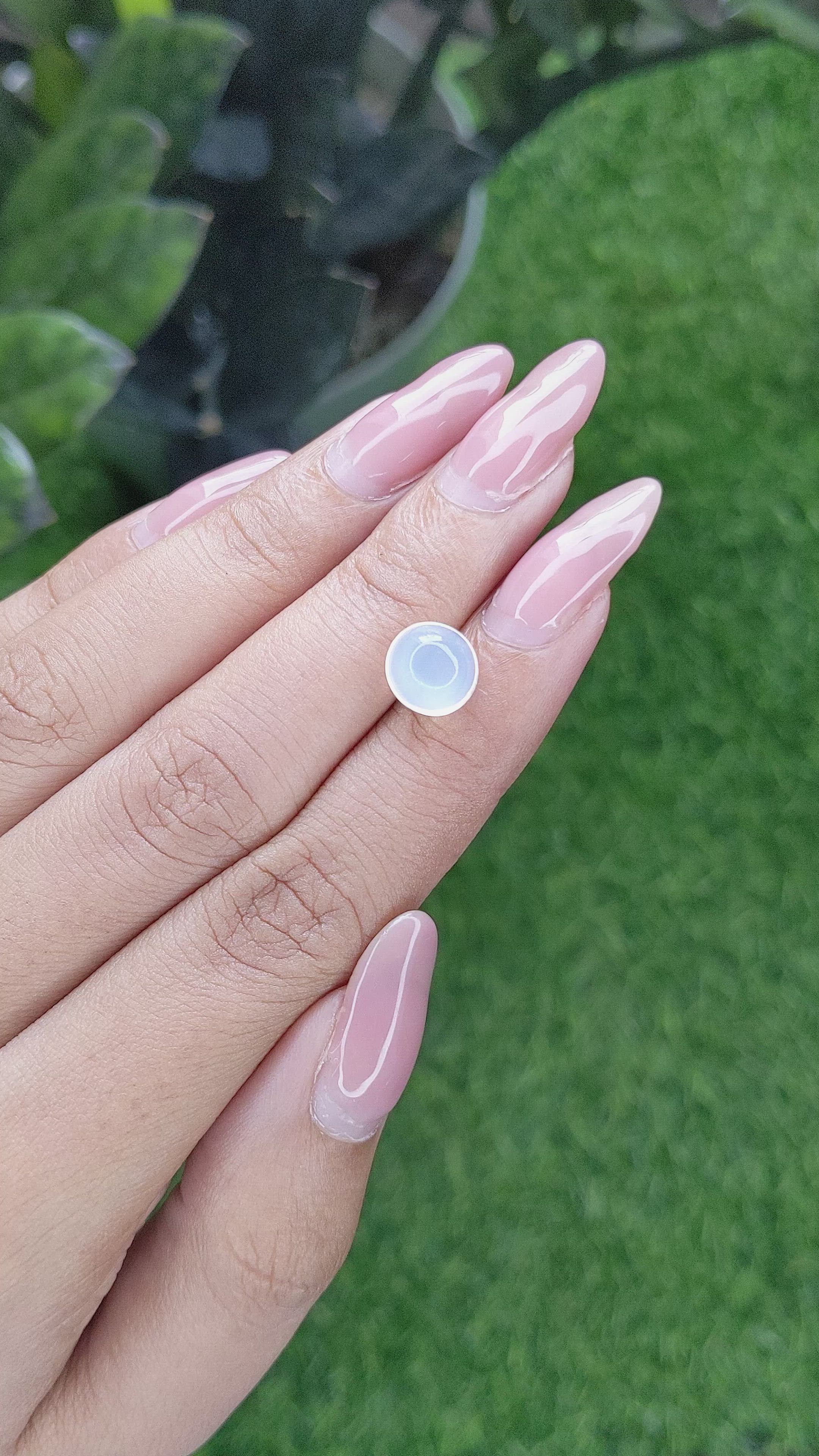 2.98 Ct. Cabochon Moonstone from Madagascar Size Video