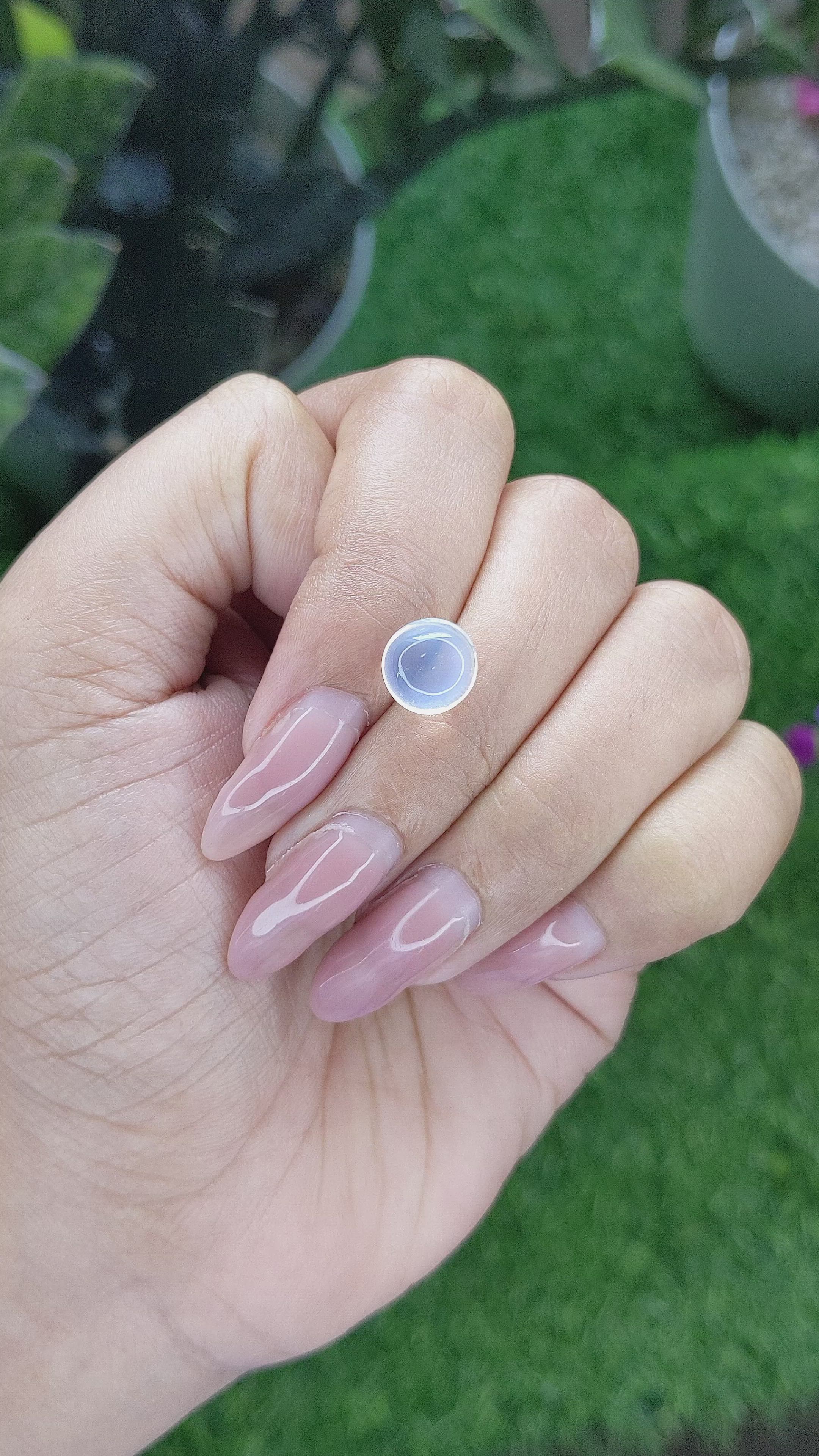 3.01 Ct. Cabochon Moonstone from Madagascar Size Video