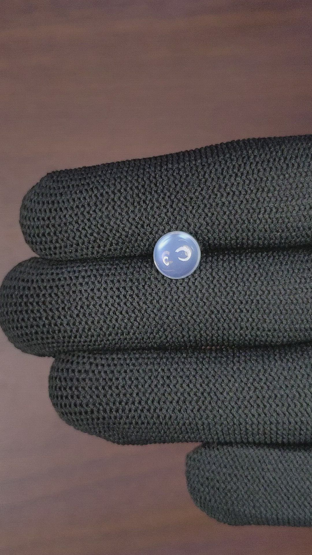 1.80 Ct. Blue Flash Cabochon Moonstone from Madagascar Size Video