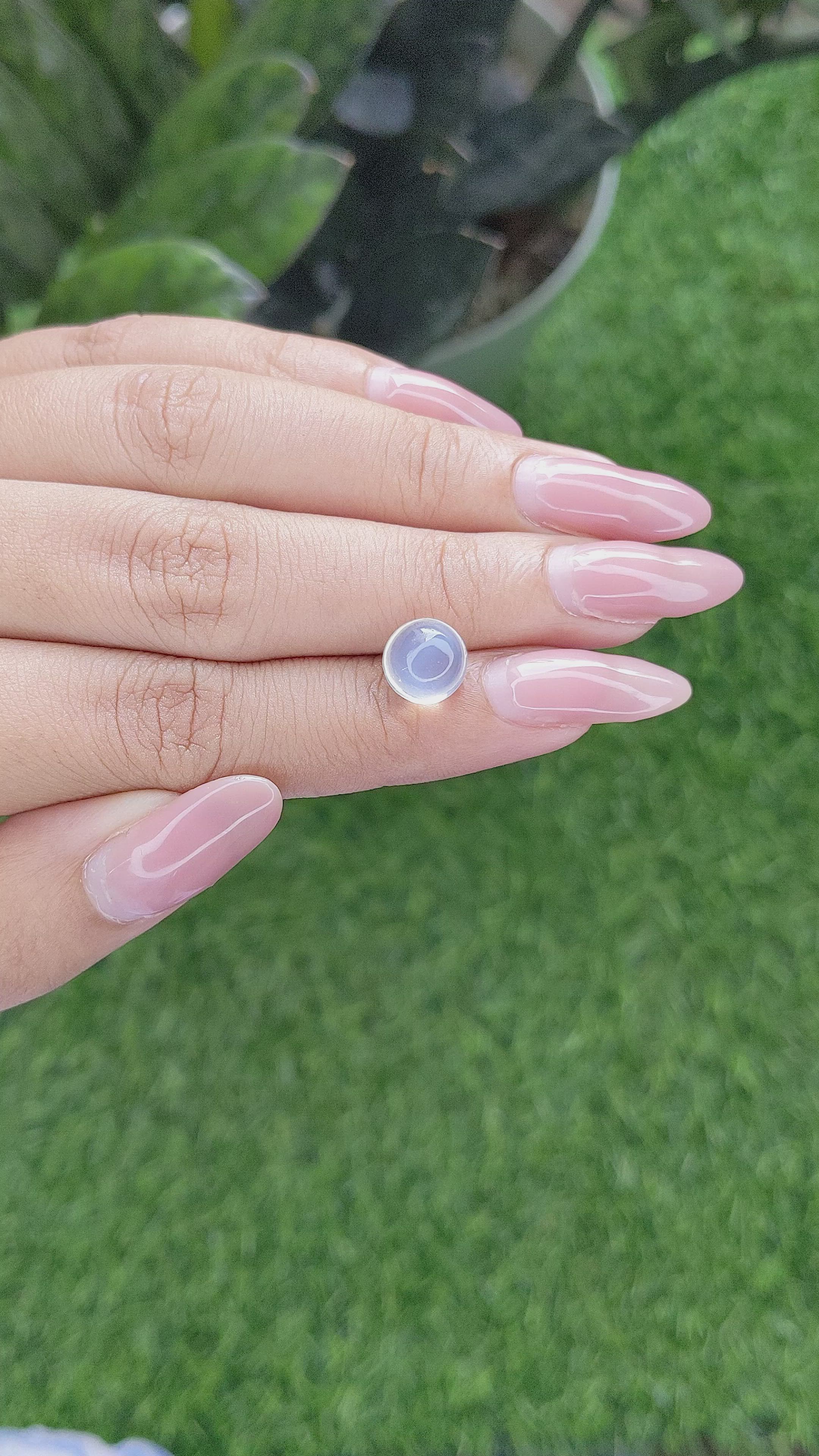 2.67 Ct. Cabochon Moonstone from Madagascar Size Video