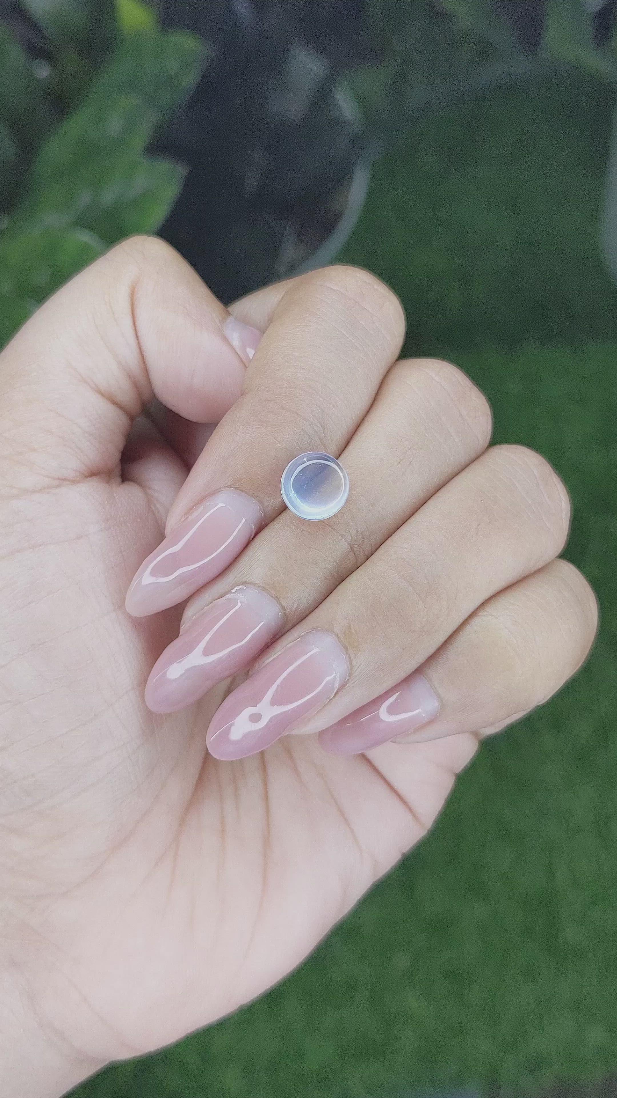 1.70 Ct. Cabochon Moonstone from Madagascar Size Video