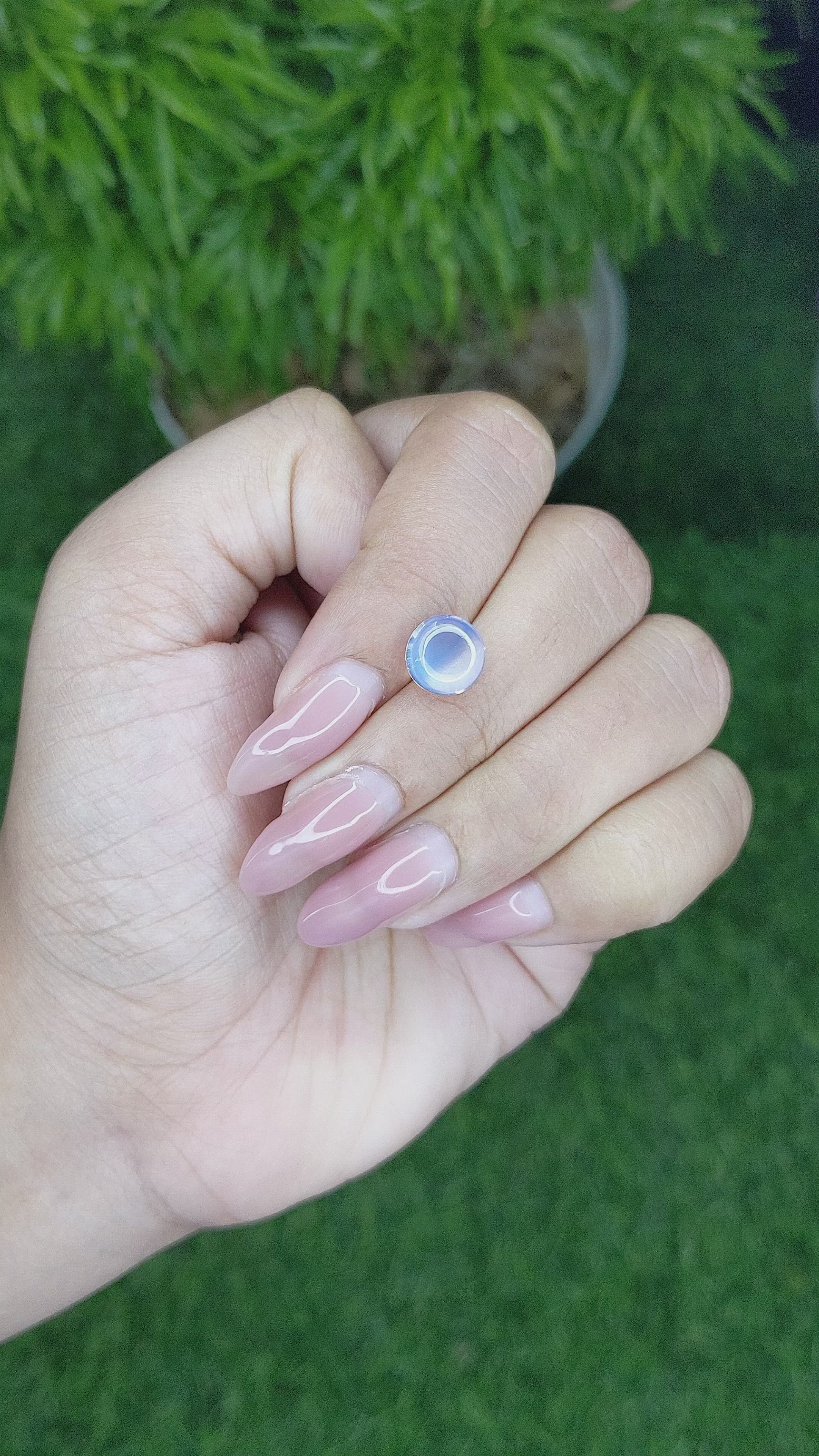 2.28 Ct. Cabochon Moonstone from Madagascar Size Video