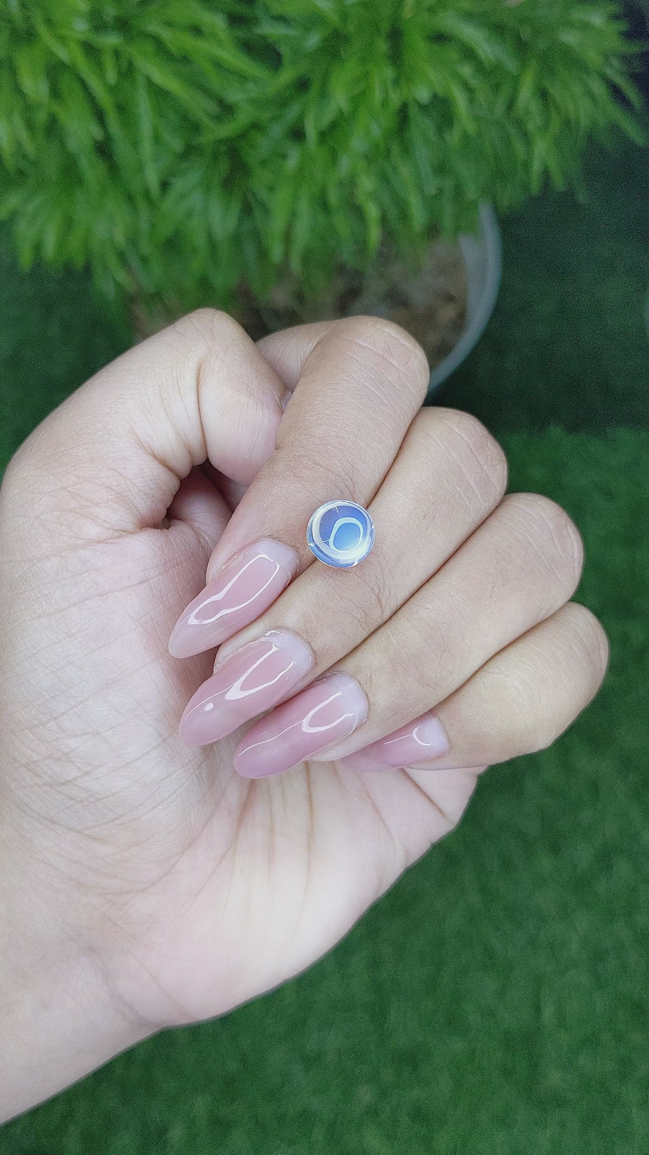 2.70 Ct. Cabochon Moonstone from Madagascar Size Video