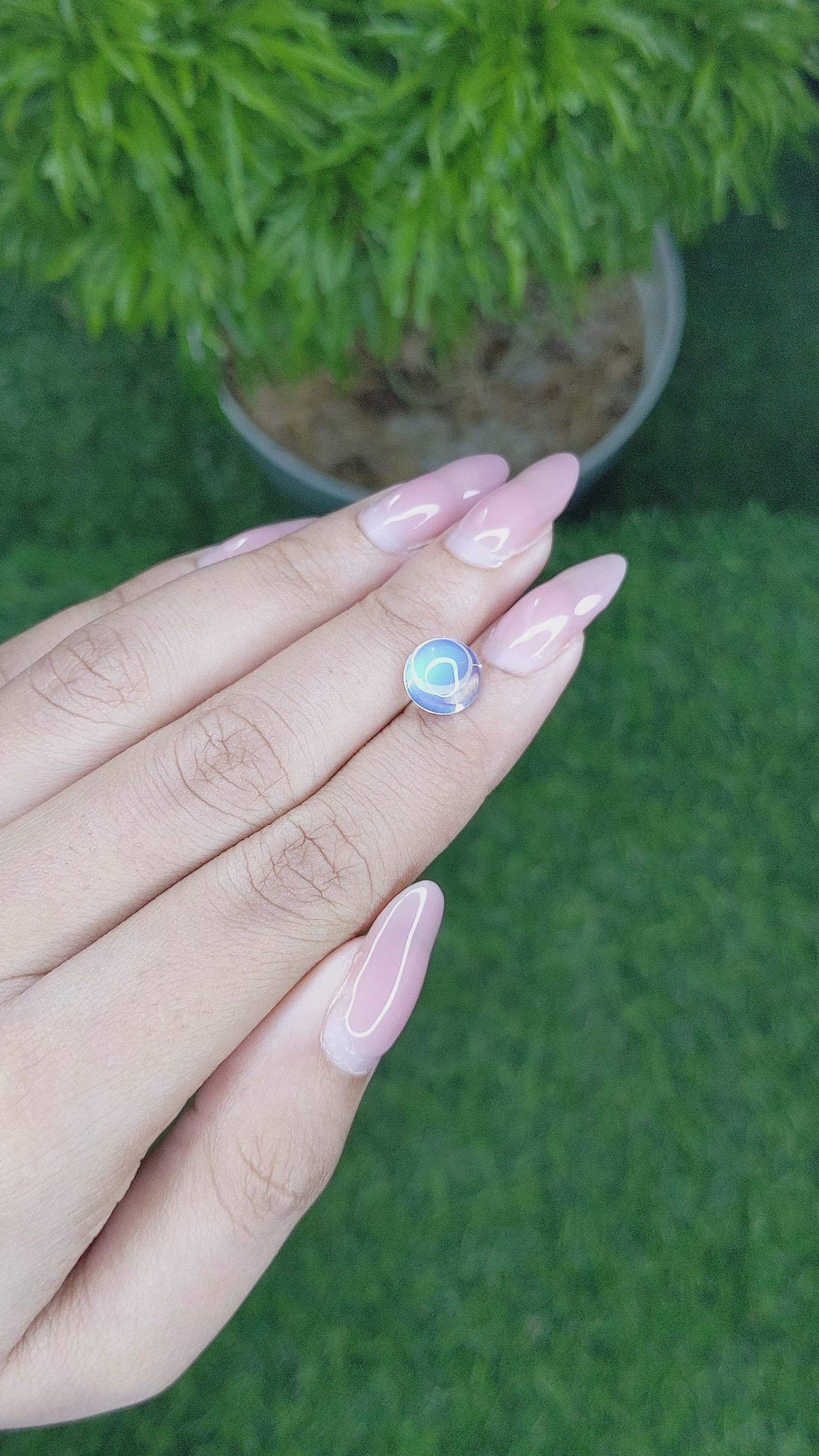 2.70 Ct. Cabochon Moonstone from Madagascar Size Video