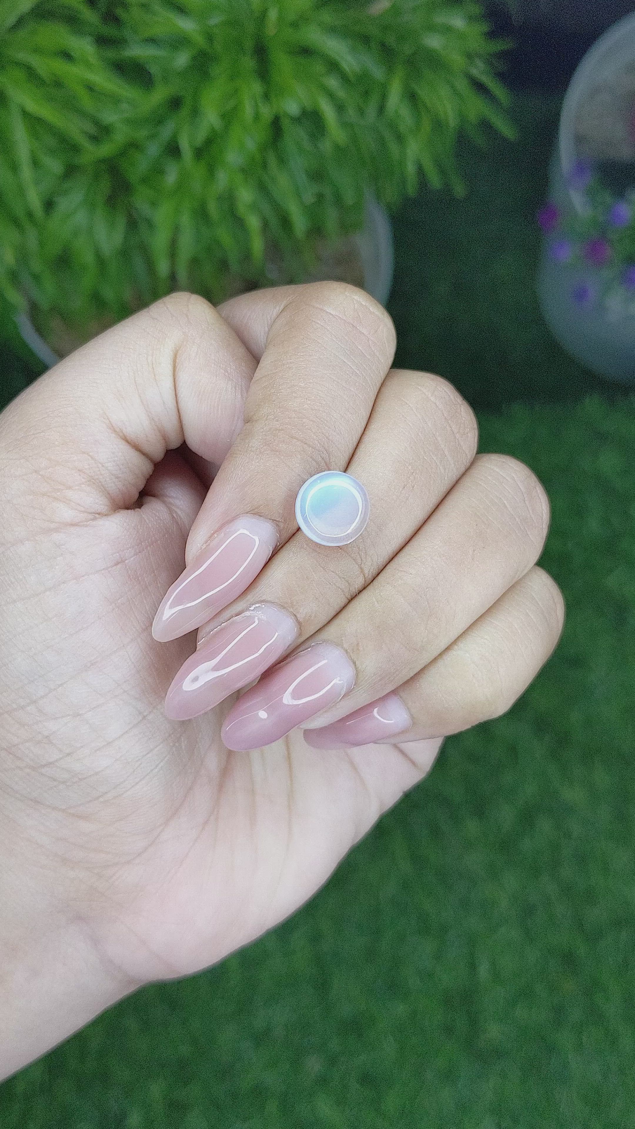 2.79 Ct. Cabochon Moonstone from Madagascar Size Video