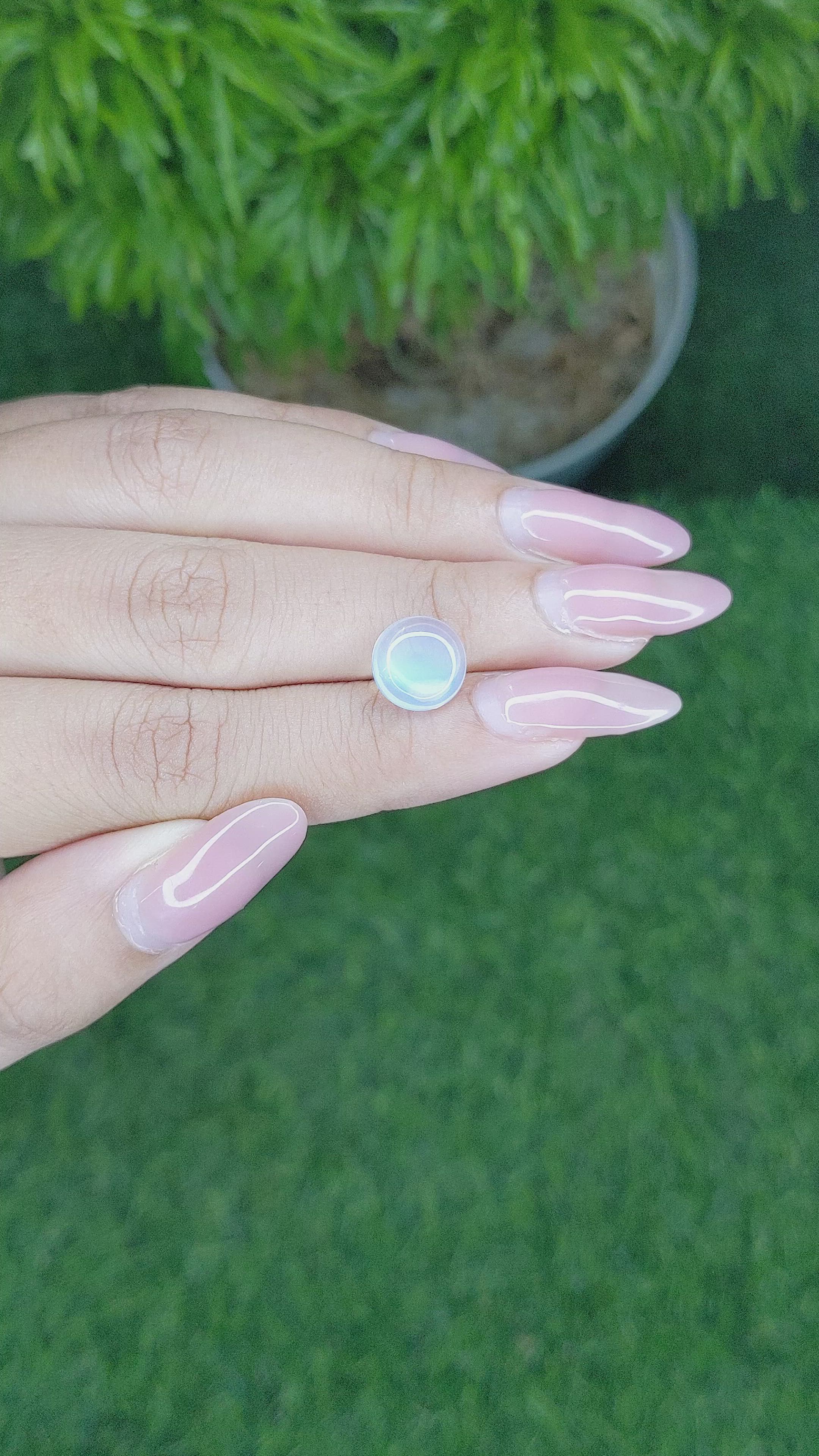 2.79 Ct. Cabochon Moonstone from Madagascar Size Video