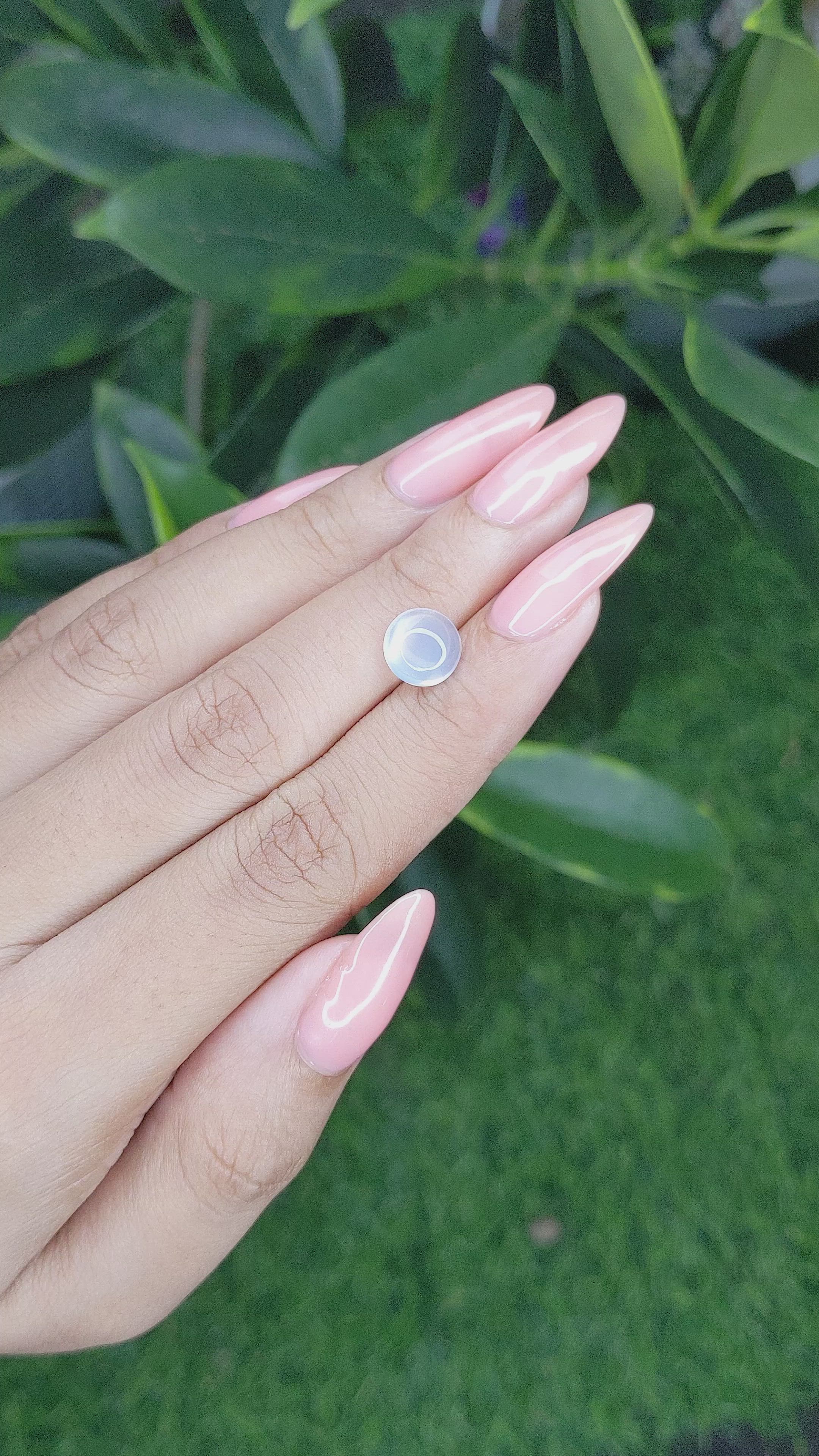 1.88 Ct. Cabochon Moonstone from Madagascar Size Video