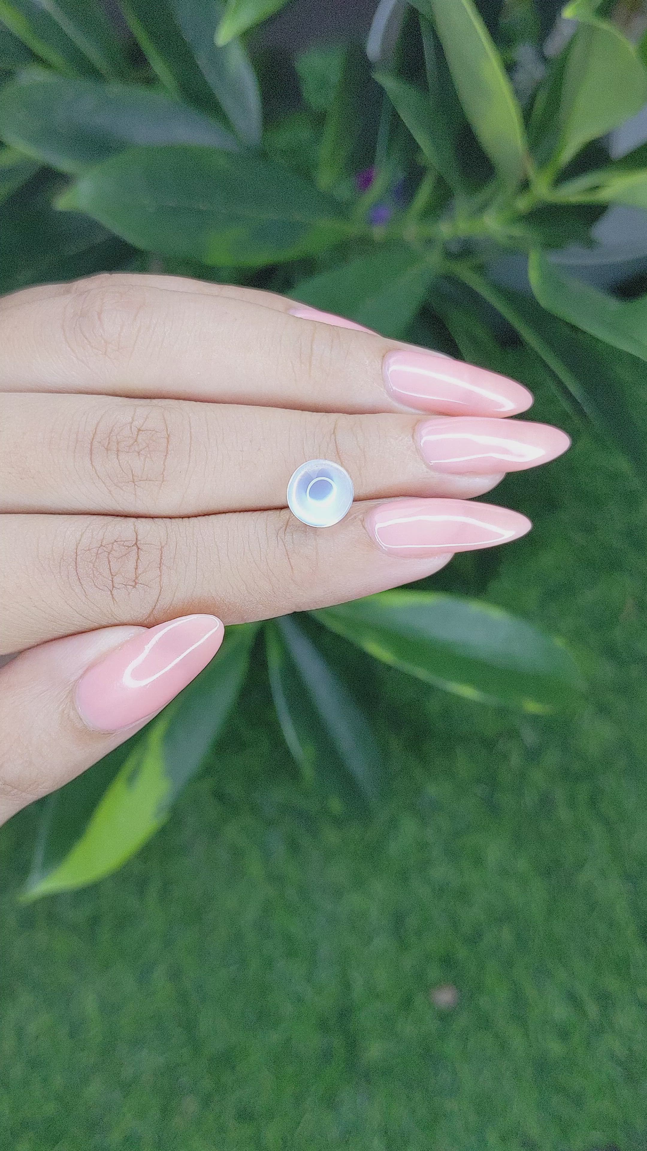 2.70 Ct. Cabochon Moonstone from Madagascar Size Video