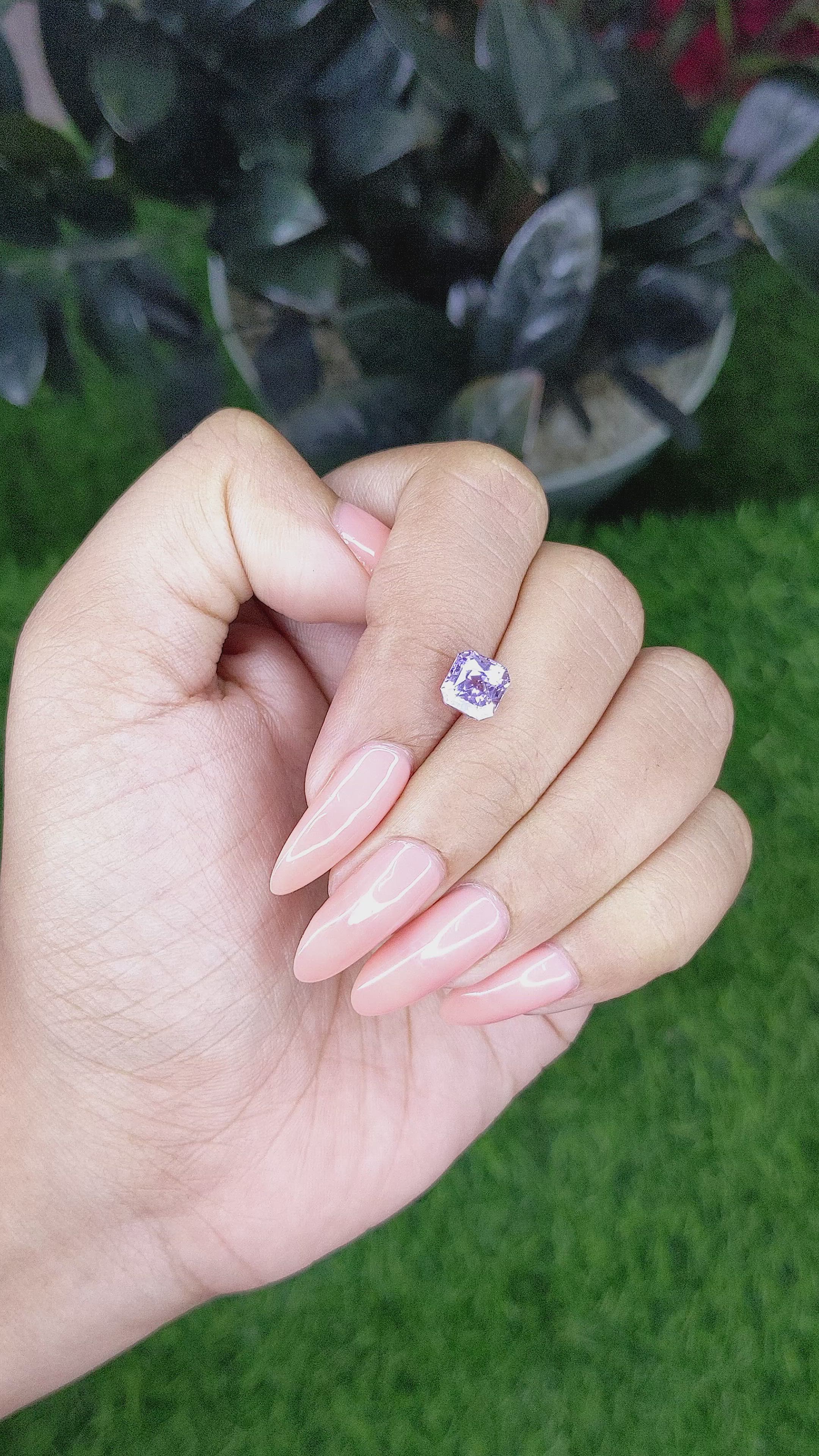 2.08 Ct. Spinel from Tanzania Size Video