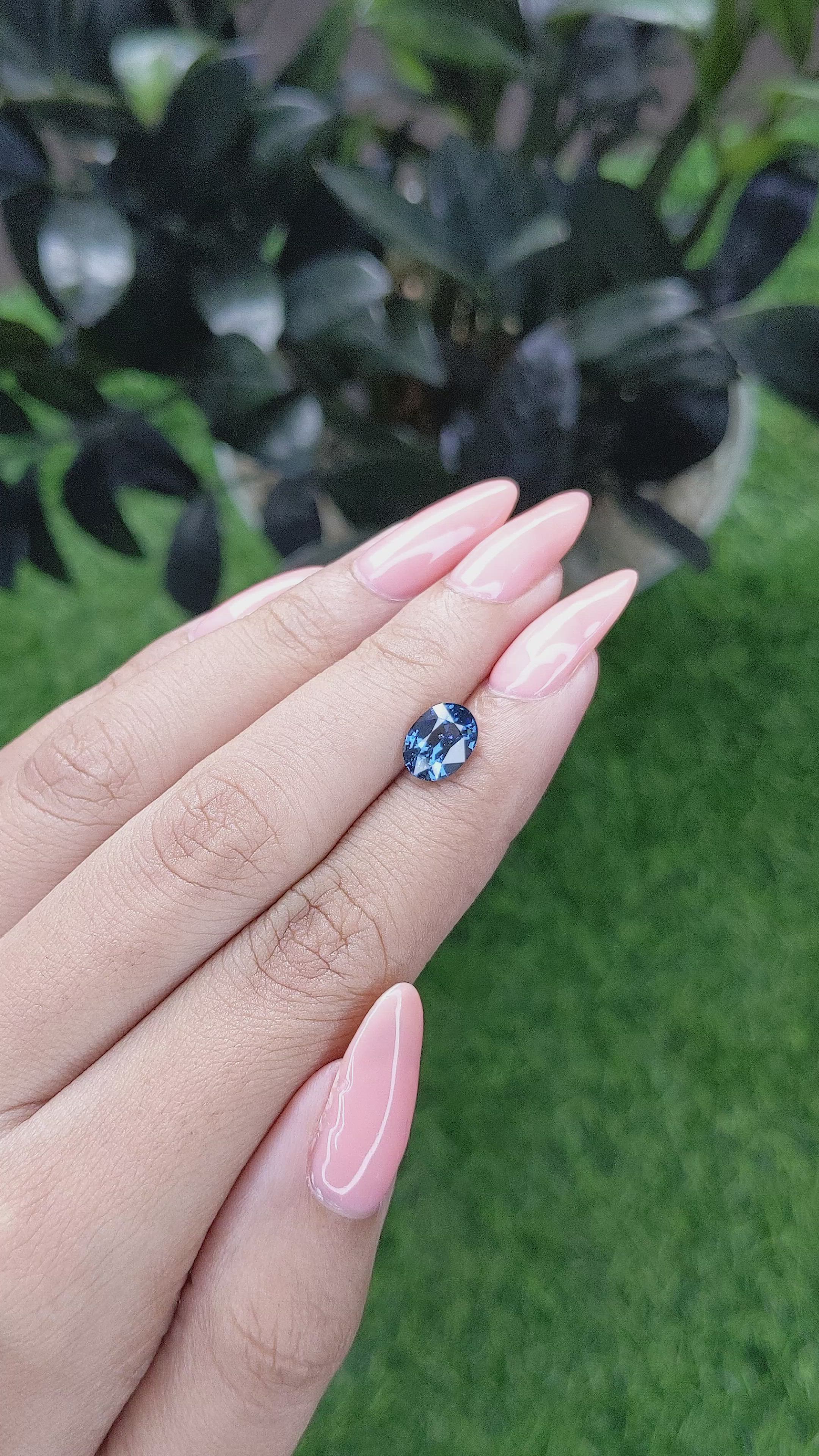 1.99 Ct. Spinel from Tanzania Size Video