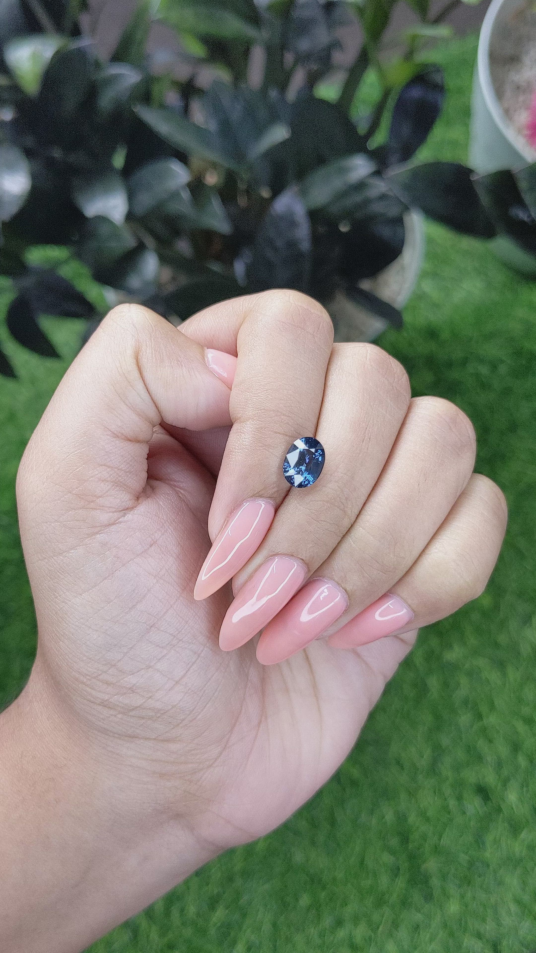 1.99 Ct. Spinel from Tanzania Size Video