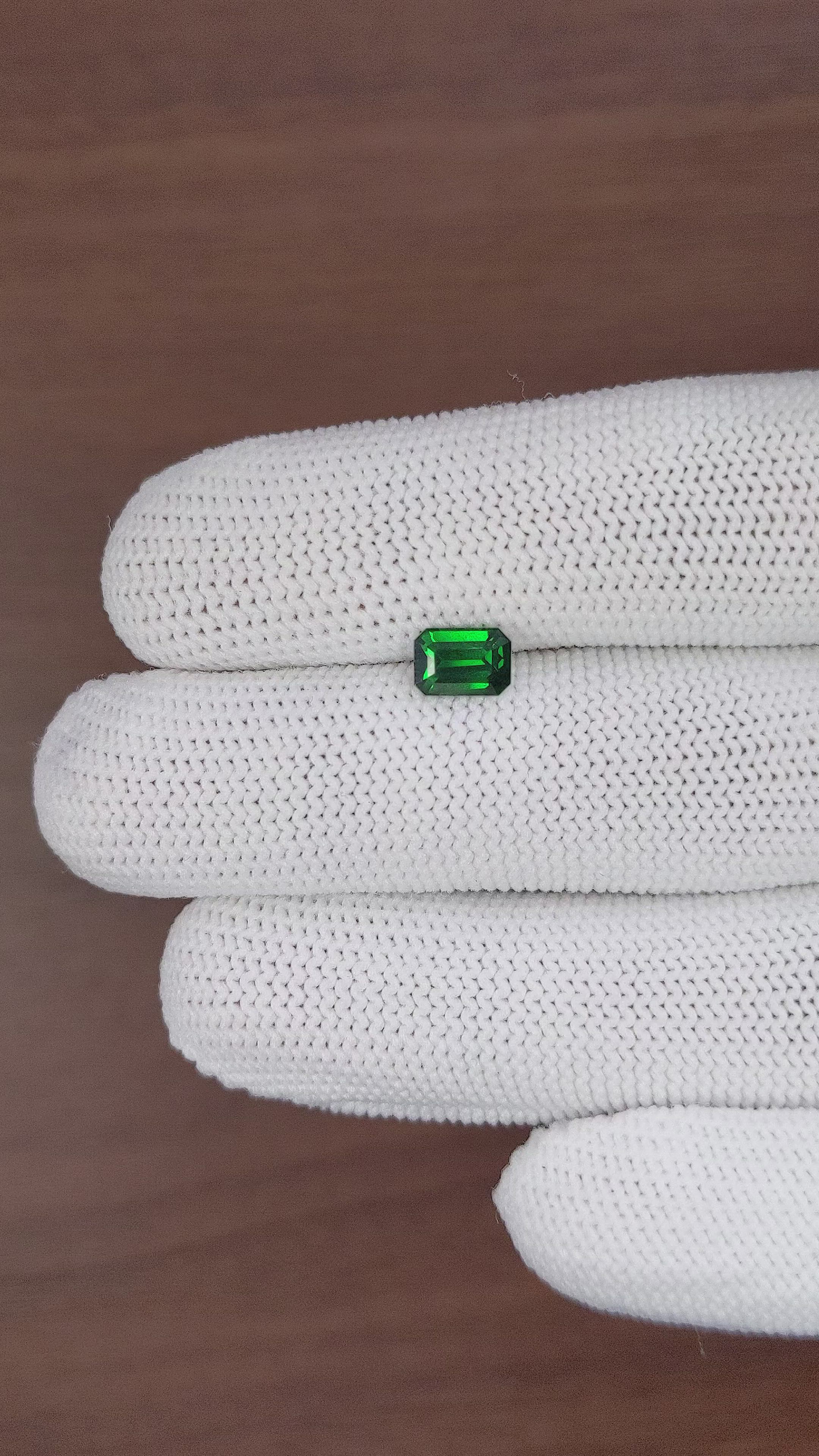 1.14 Ct. Tsavorite Garnet from Tanzania Size Video