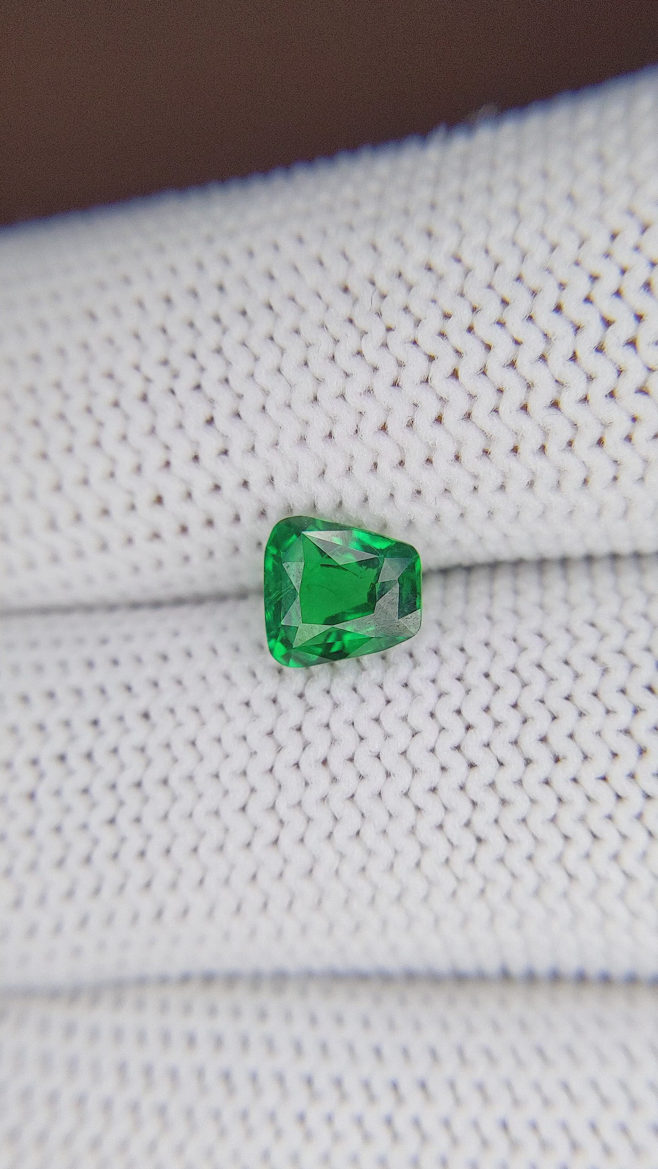 1.28 Ct. Tsavorite Garnet from Tanzania Size Video