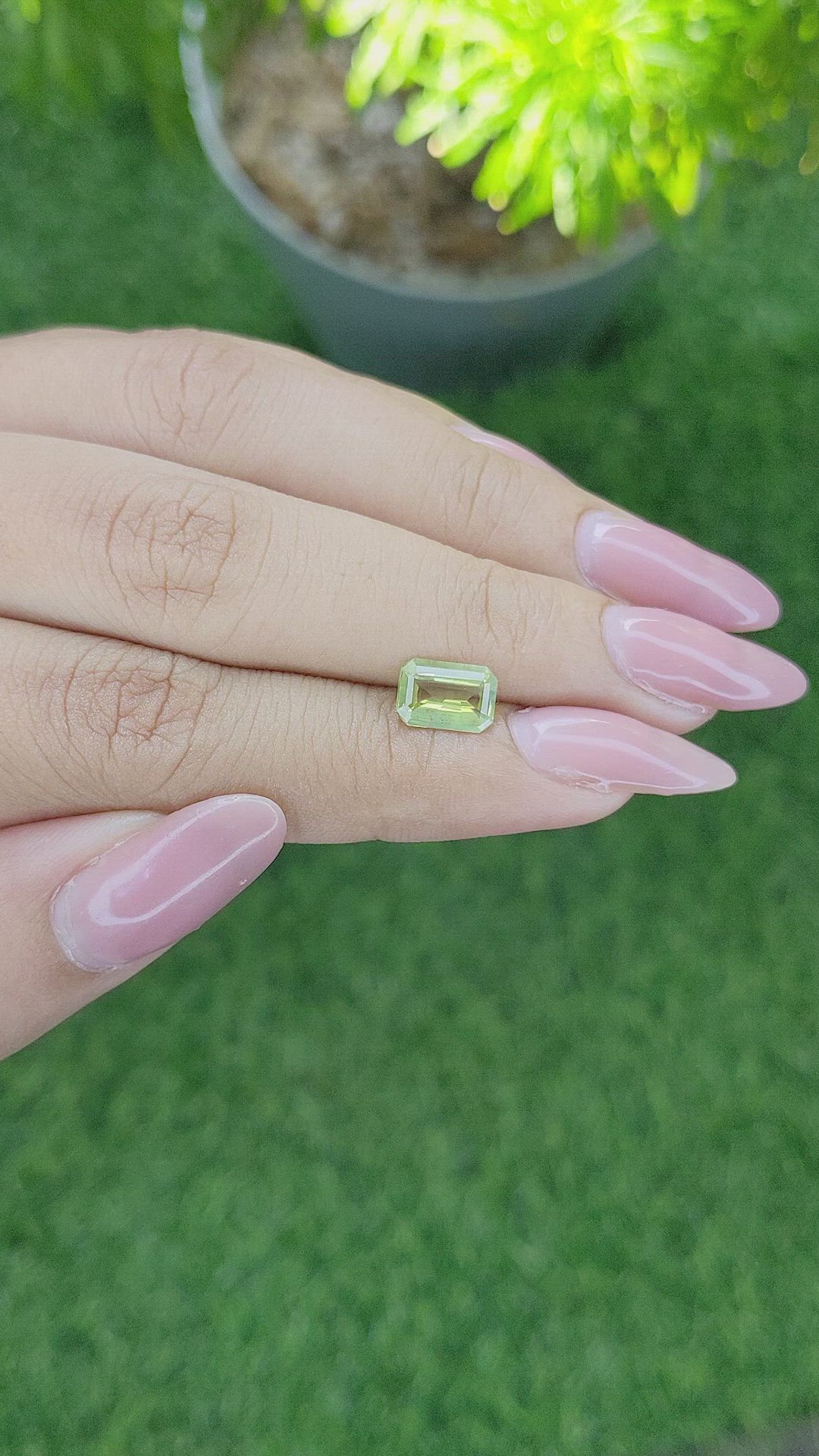 1.51 Ct. Chrysoberyl from Madagascar Size Video