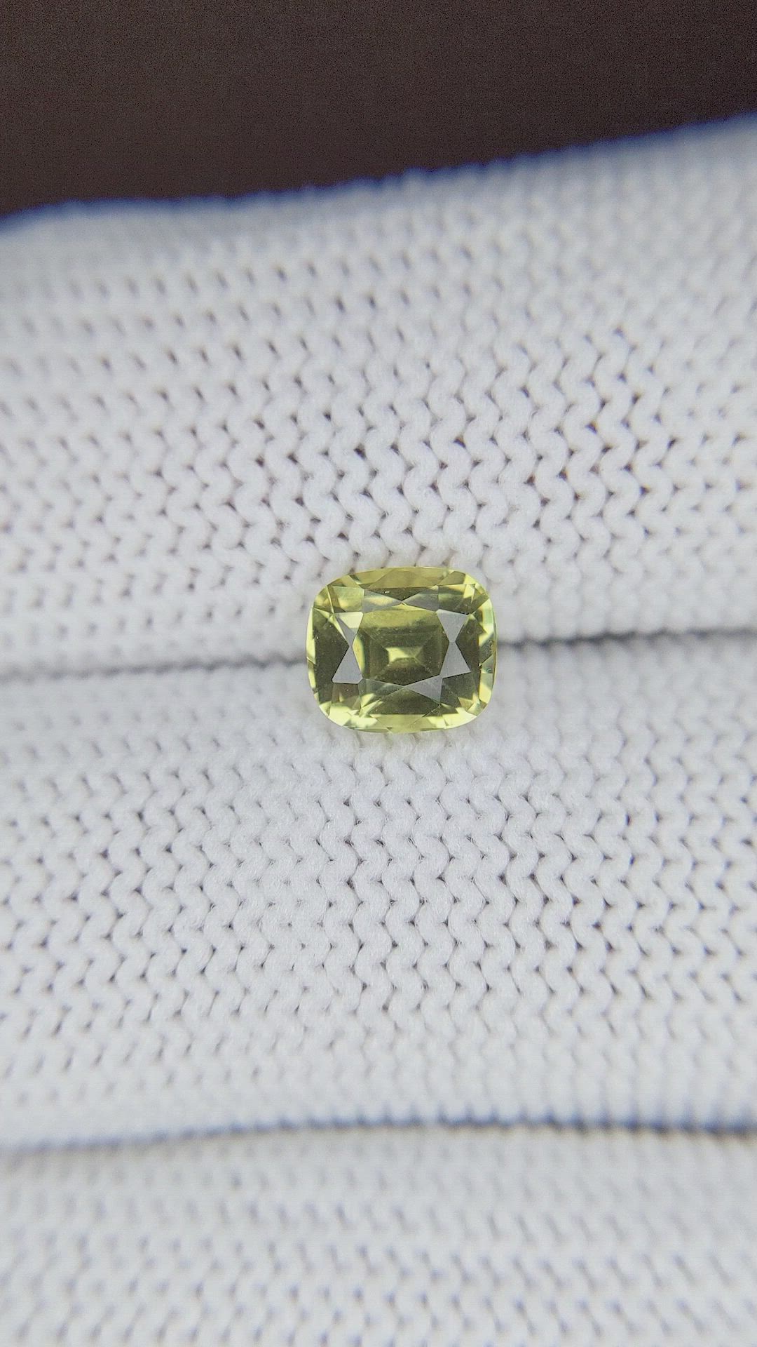 1.56 Ct. Chrysoberyl from Madagascar Size Video