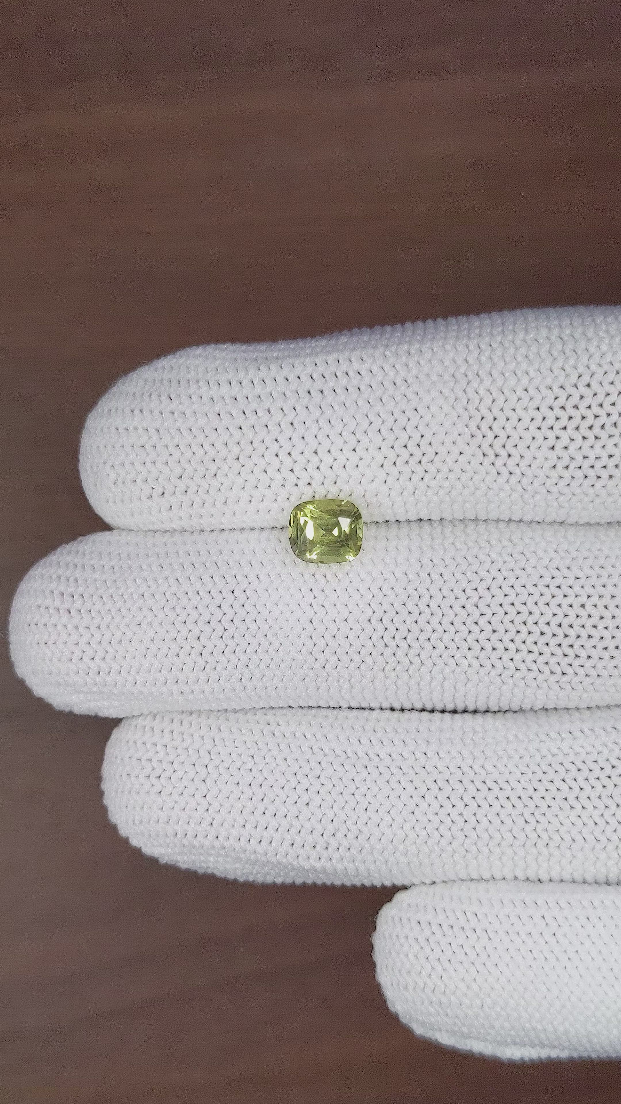 1.56 Ct. Chrysoberyl from Madagascar Size Video
