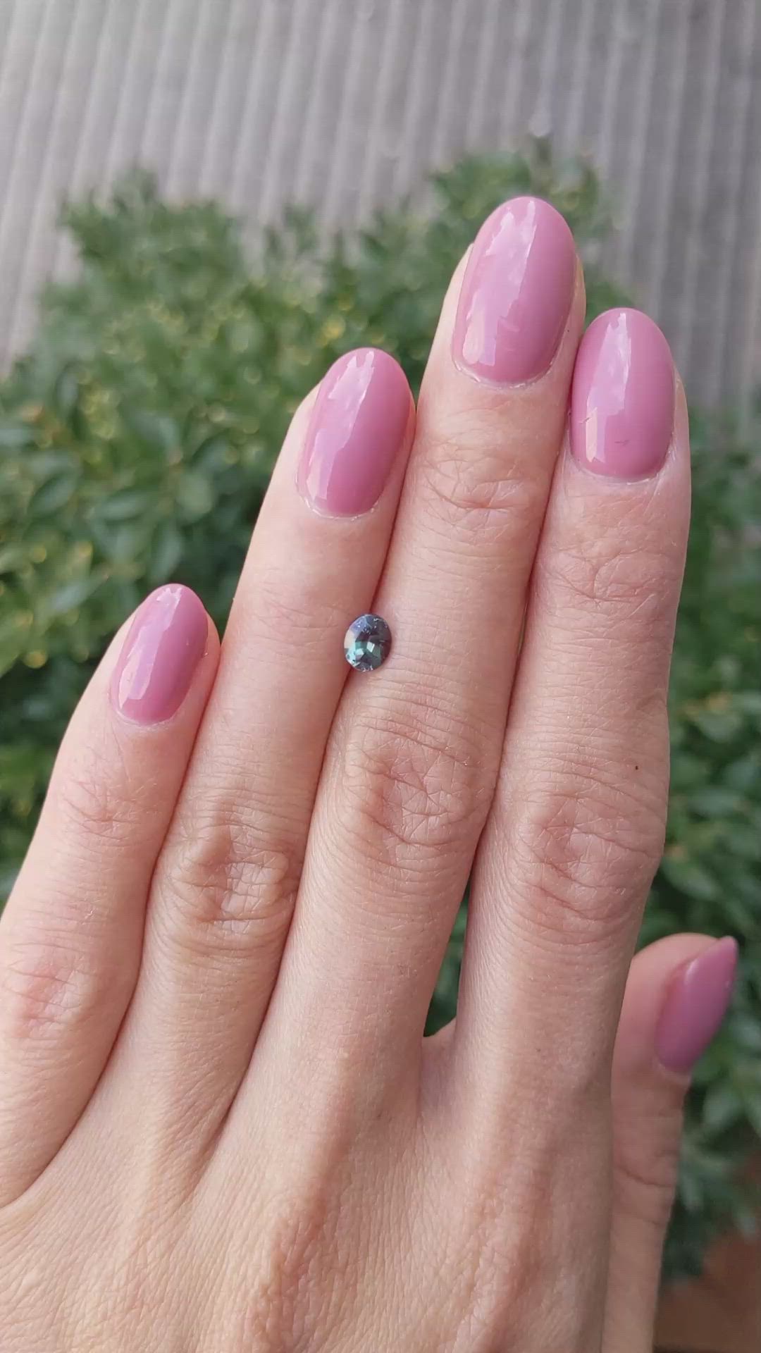 0.60 Ct. Alexandrite from Brazil Size Video