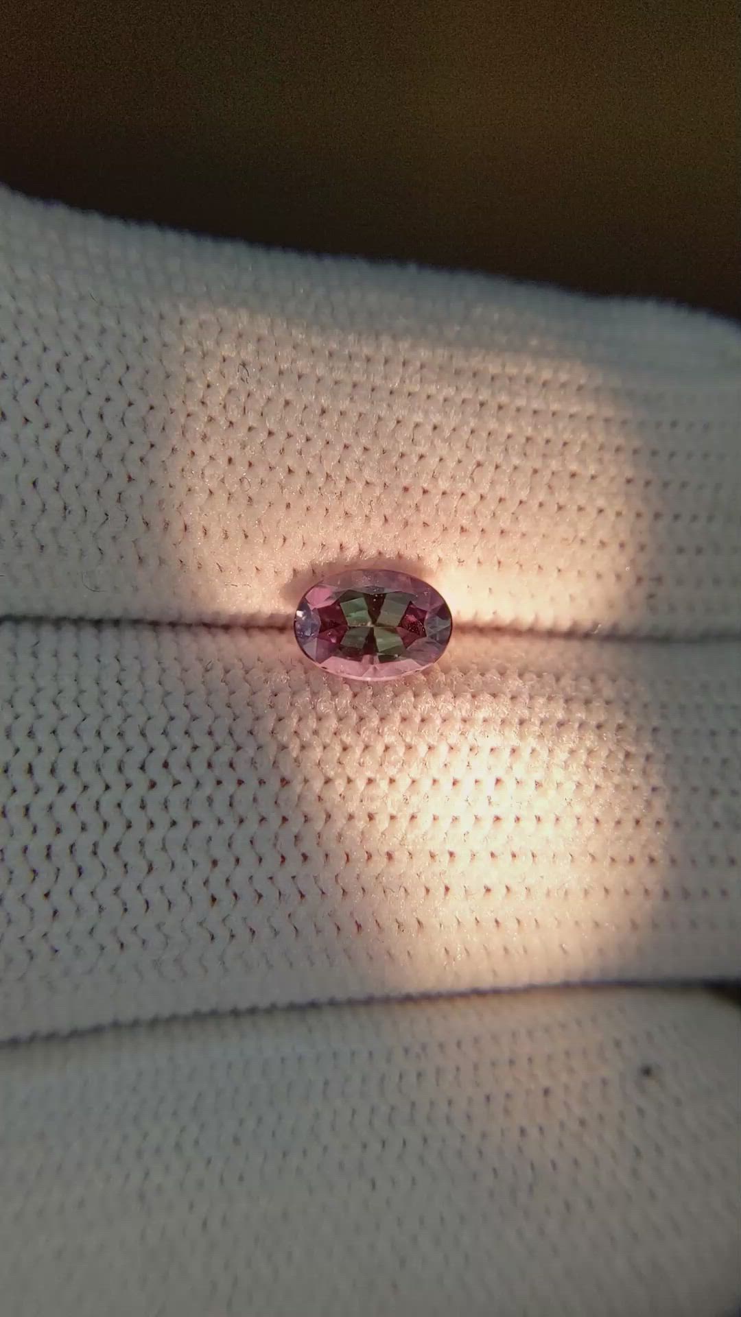 0.64 Ct. Alexandrite from Ceylon (Sri Lanka) Size Video