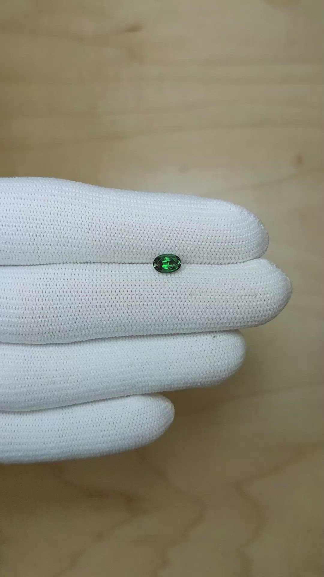 0.60 Ct. Alexandrite from Brazil Size Video