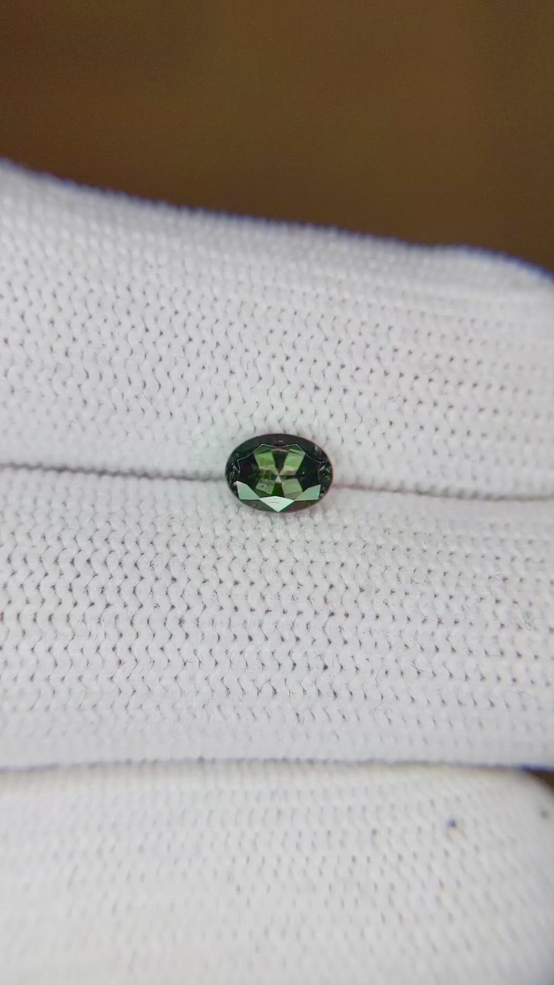 0.62 Ct. Alexandrite from Brazil Size Video