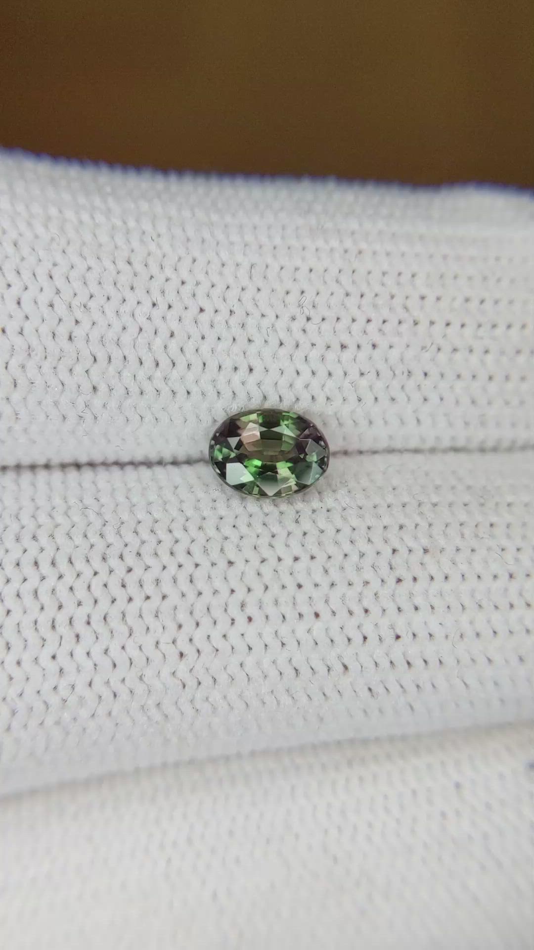 0.85 Ct. Alexandrite from Brazil Size Video