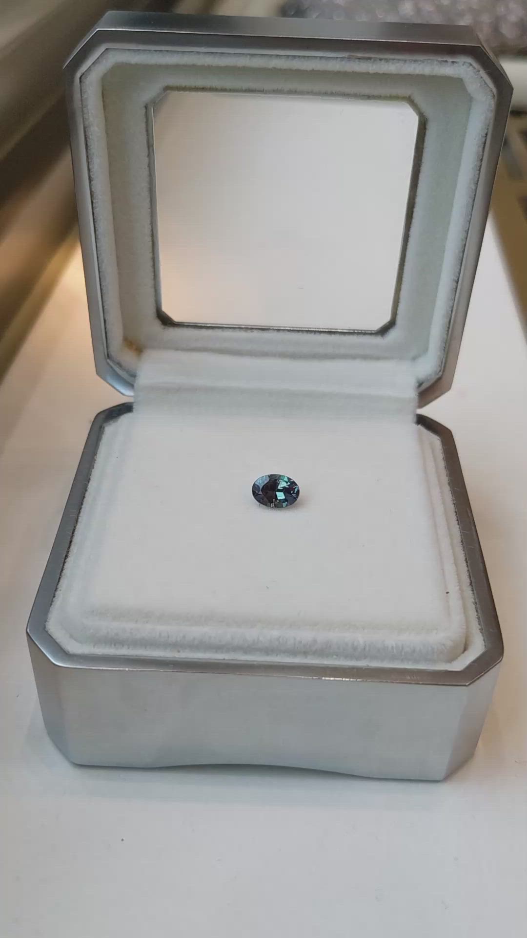 0.85 Ct. Alexandrite from Brazil Size Video
