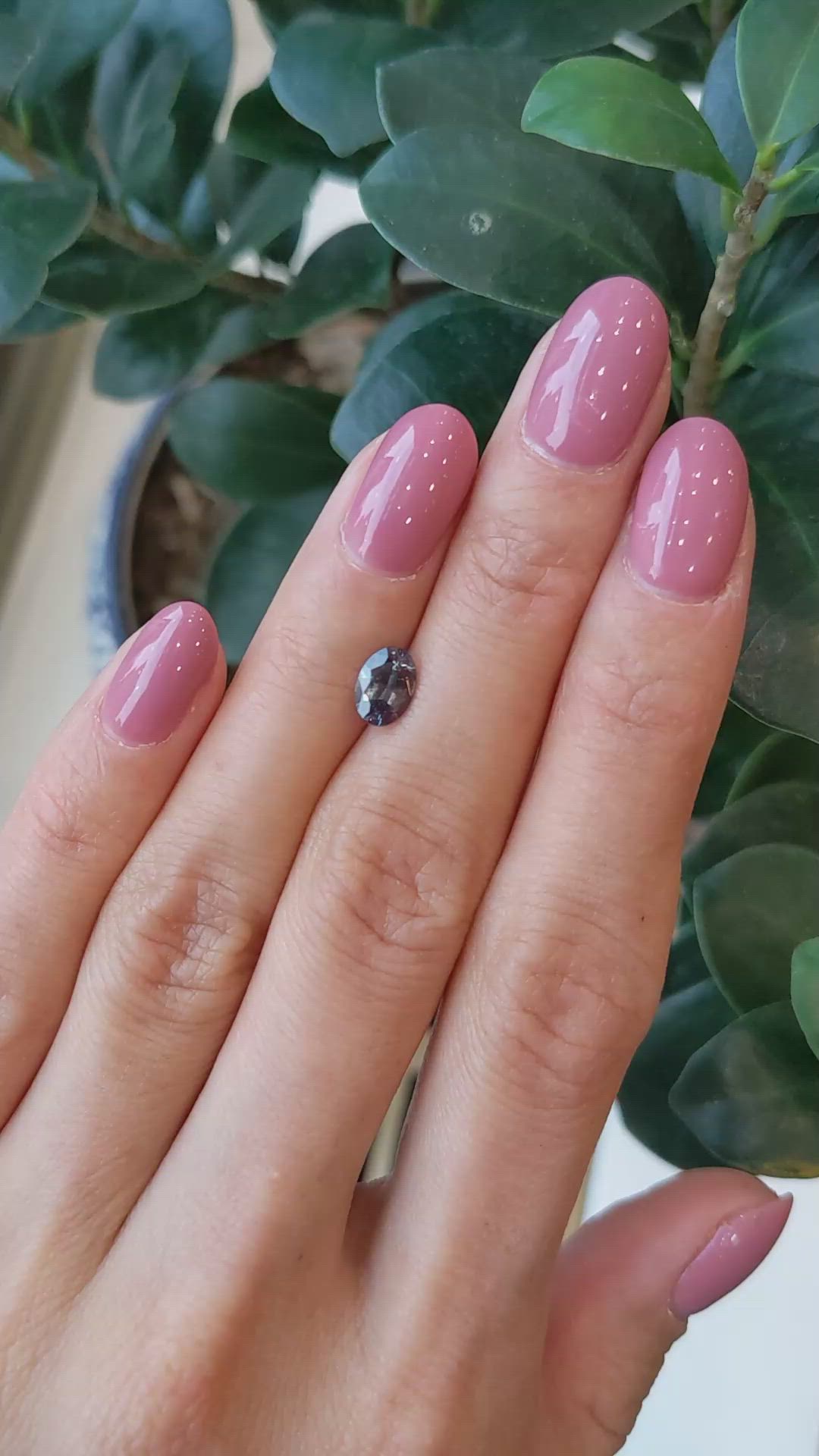 0.85 Ct. Alexandrite from Brazil Size Video