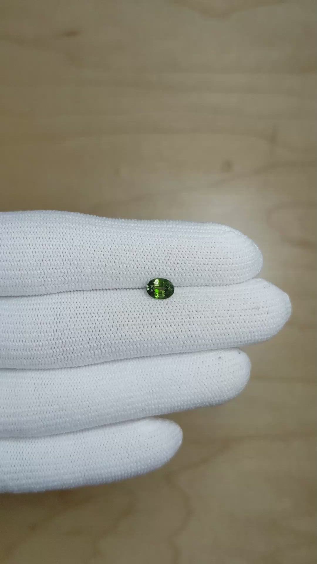 0.85 Ct. Alexandrite from Brazil Size Video