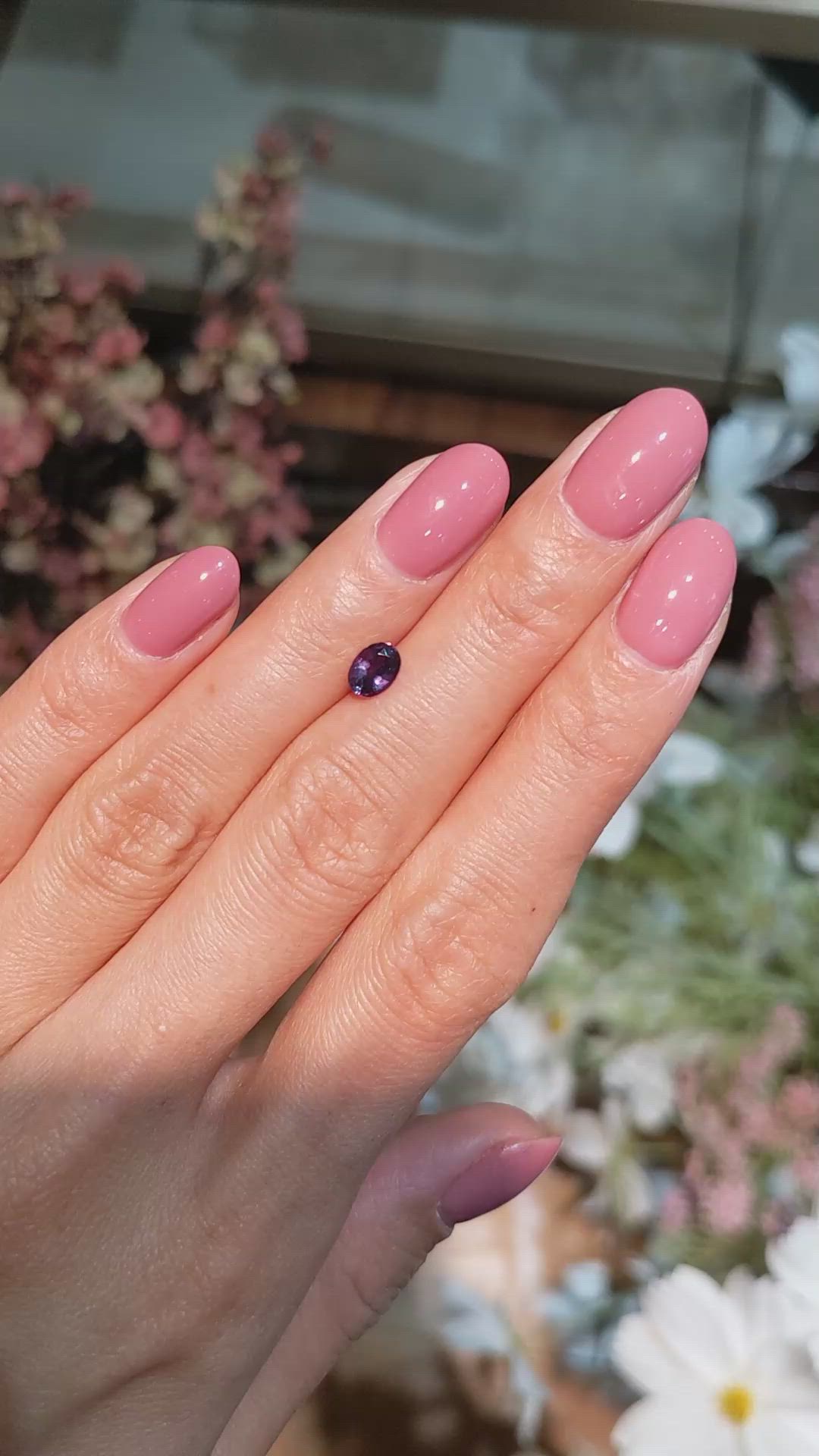 0.60 Ct. Alexandrite from Brazil Size Video