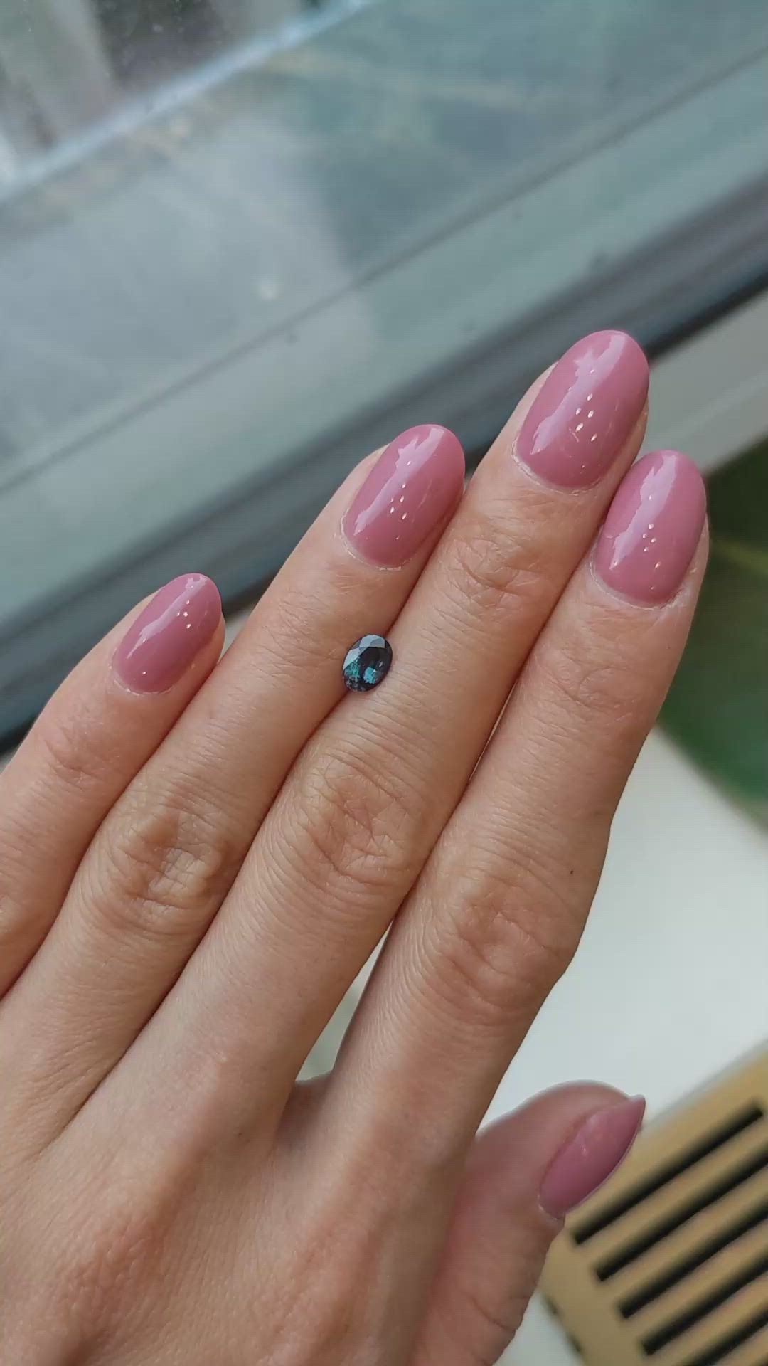 0.60 Ct. Alexandrite from Brazil Size Video