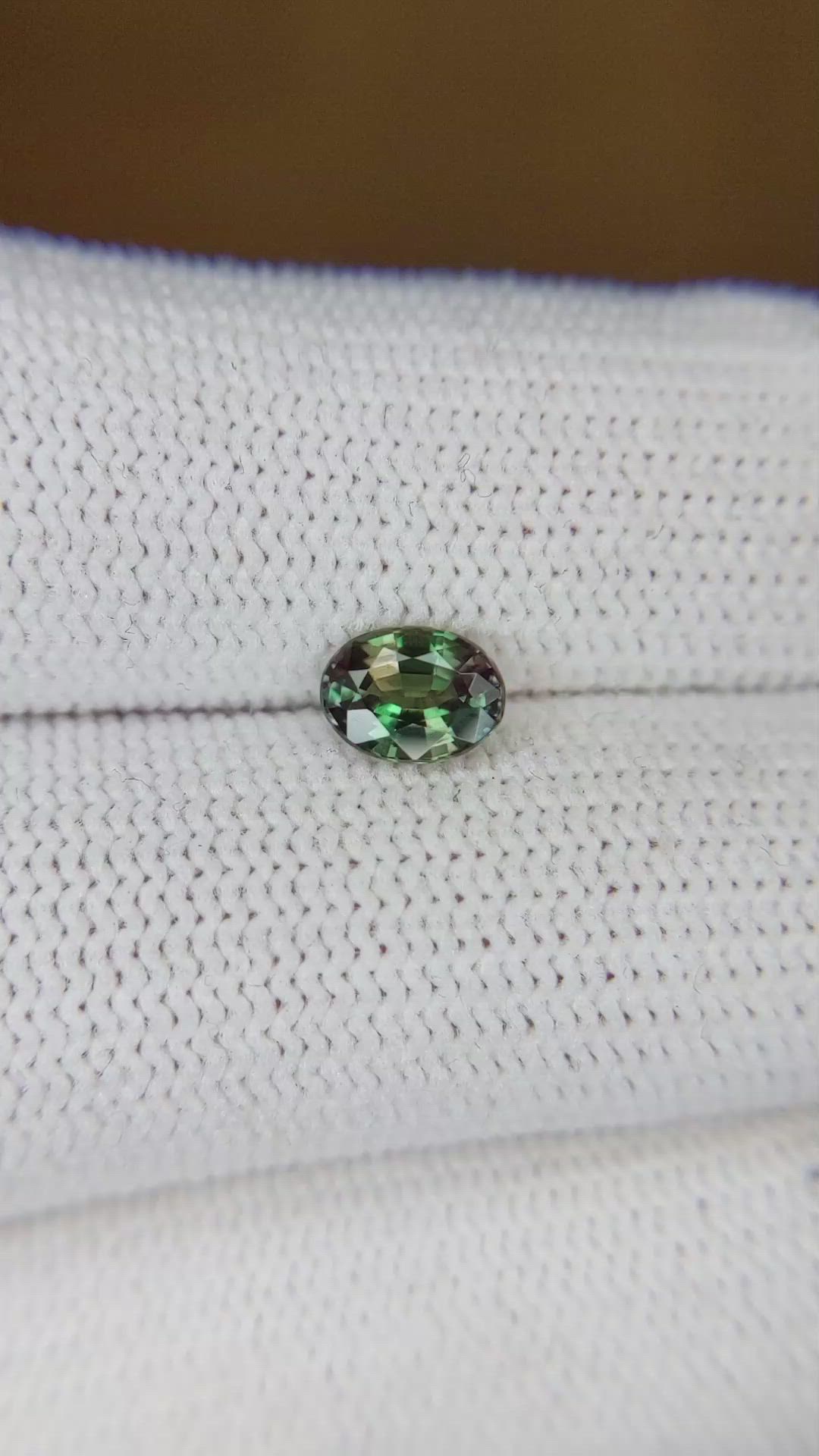 0.70 Ct. Alexandrite from Brazil Size Video