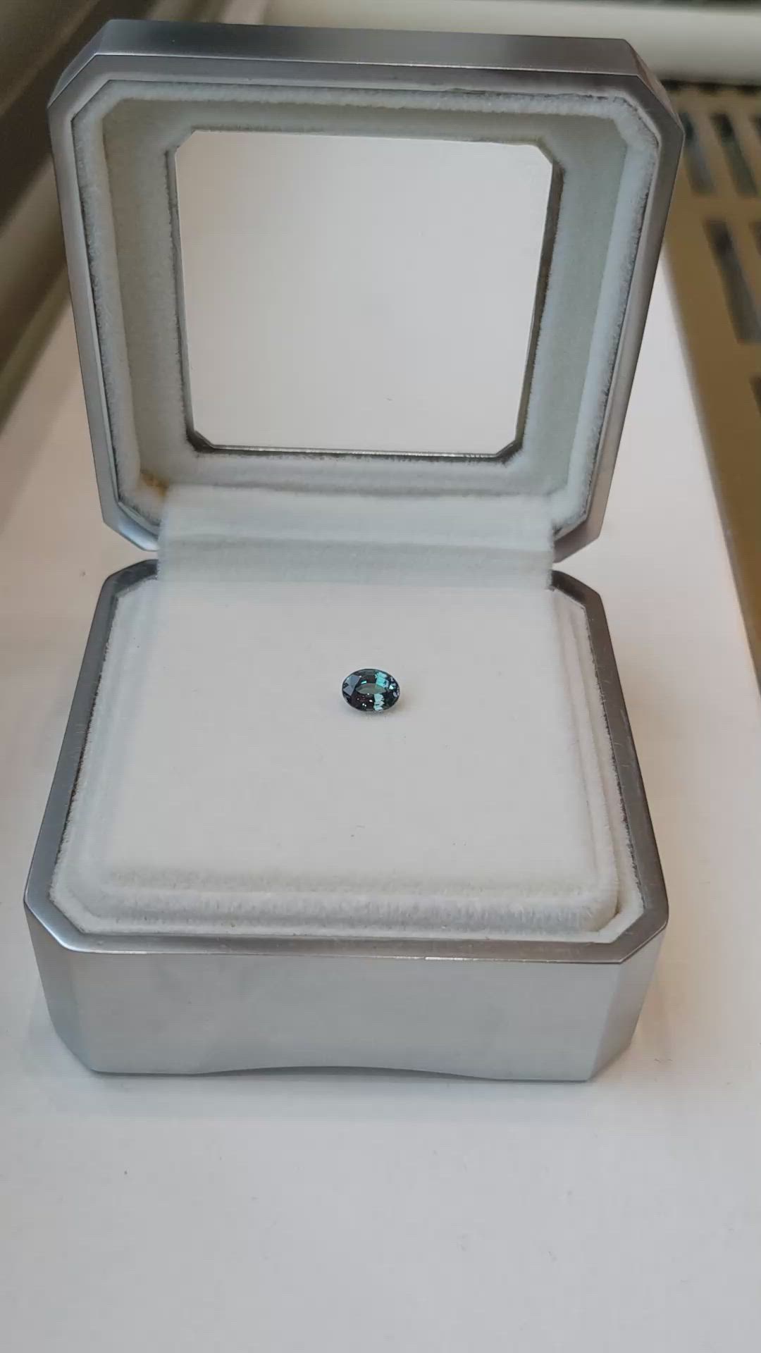 0.70 Ct. Alexandrite from Brazil Size Video