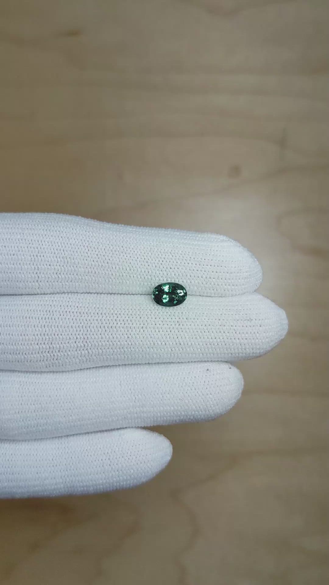 1.13 Ct. Alexandrite from Brazil Size Video