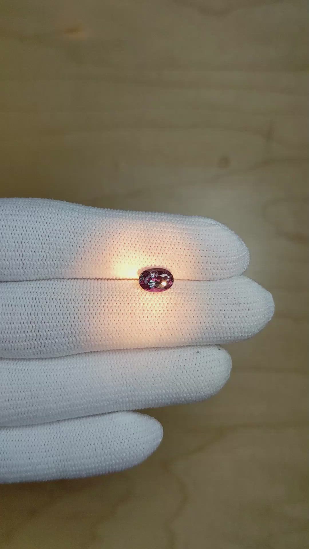 1.13 Ct. Alexandrite from Brazil Size Video