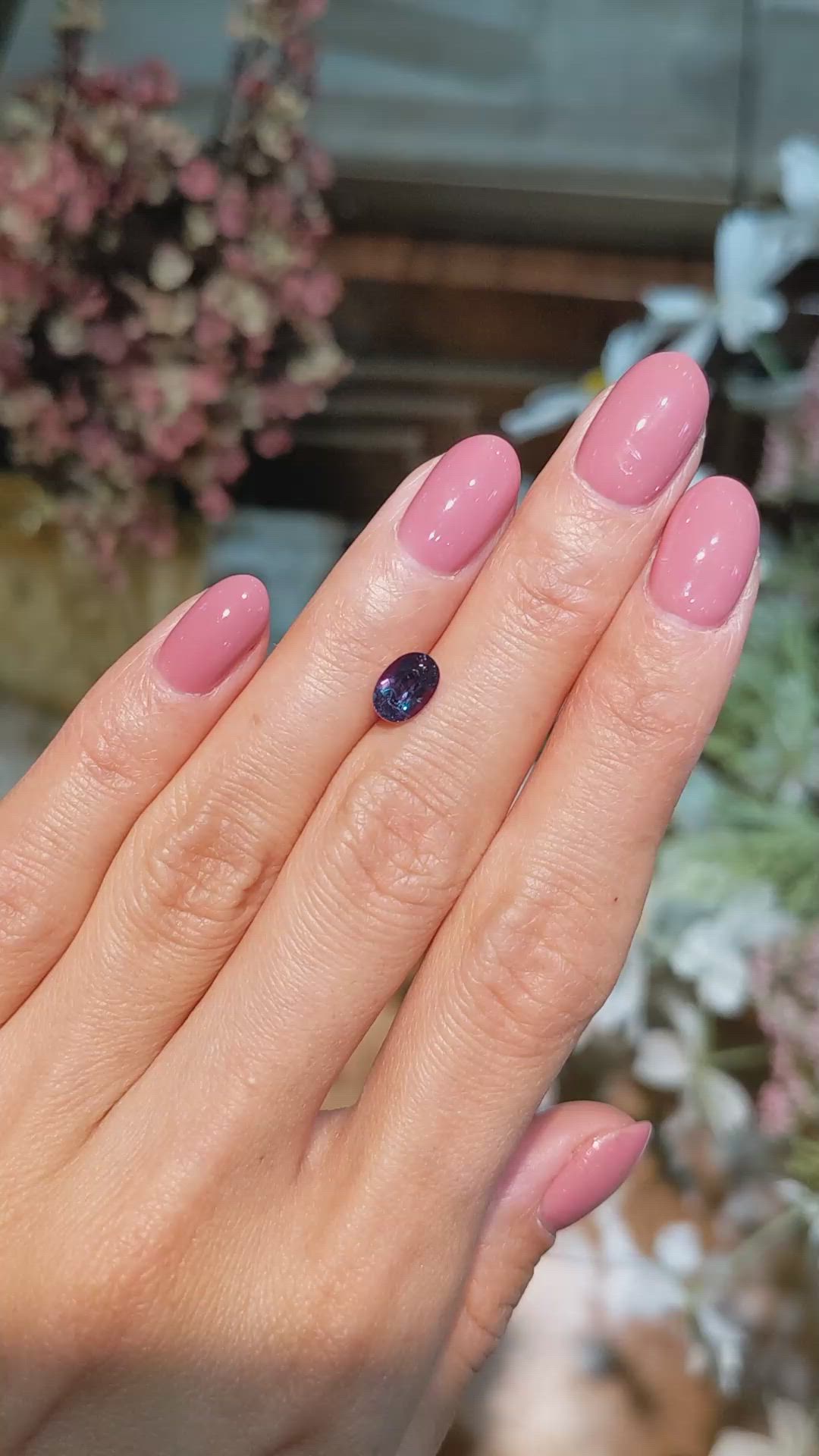 1.13 Ct. Alexandrite from Brazil Size Video