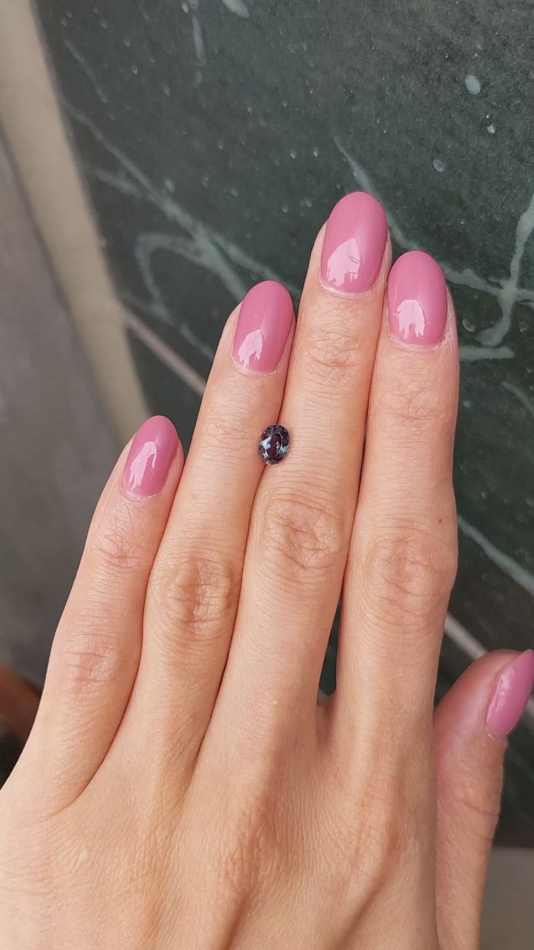 0.96 Ct. Alexandrite from Brazil Size Video