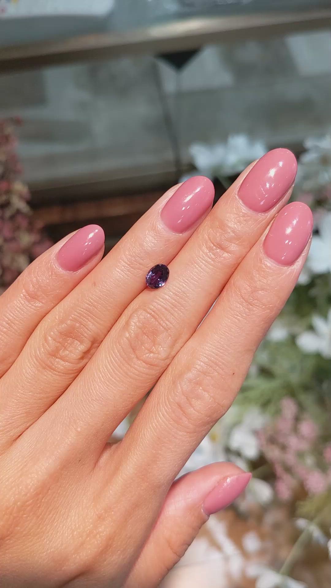 0.96 Ct. Alexandrite from Brazil Size Video